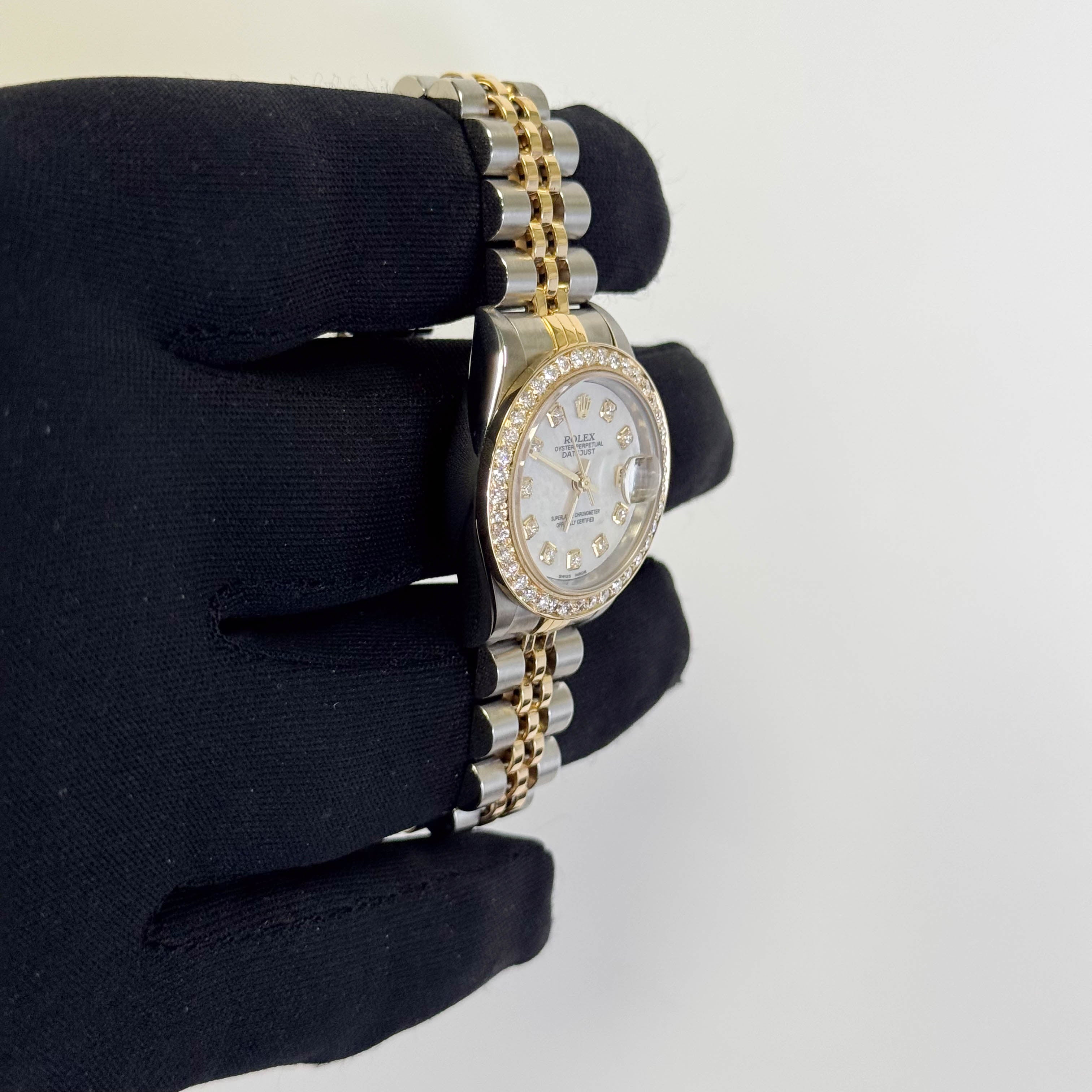 Rolex Datejust 26mm MOP Dial Watch Ref# 69173 - Happy Jewelers Fine Jewelry Lifetime Warranty
