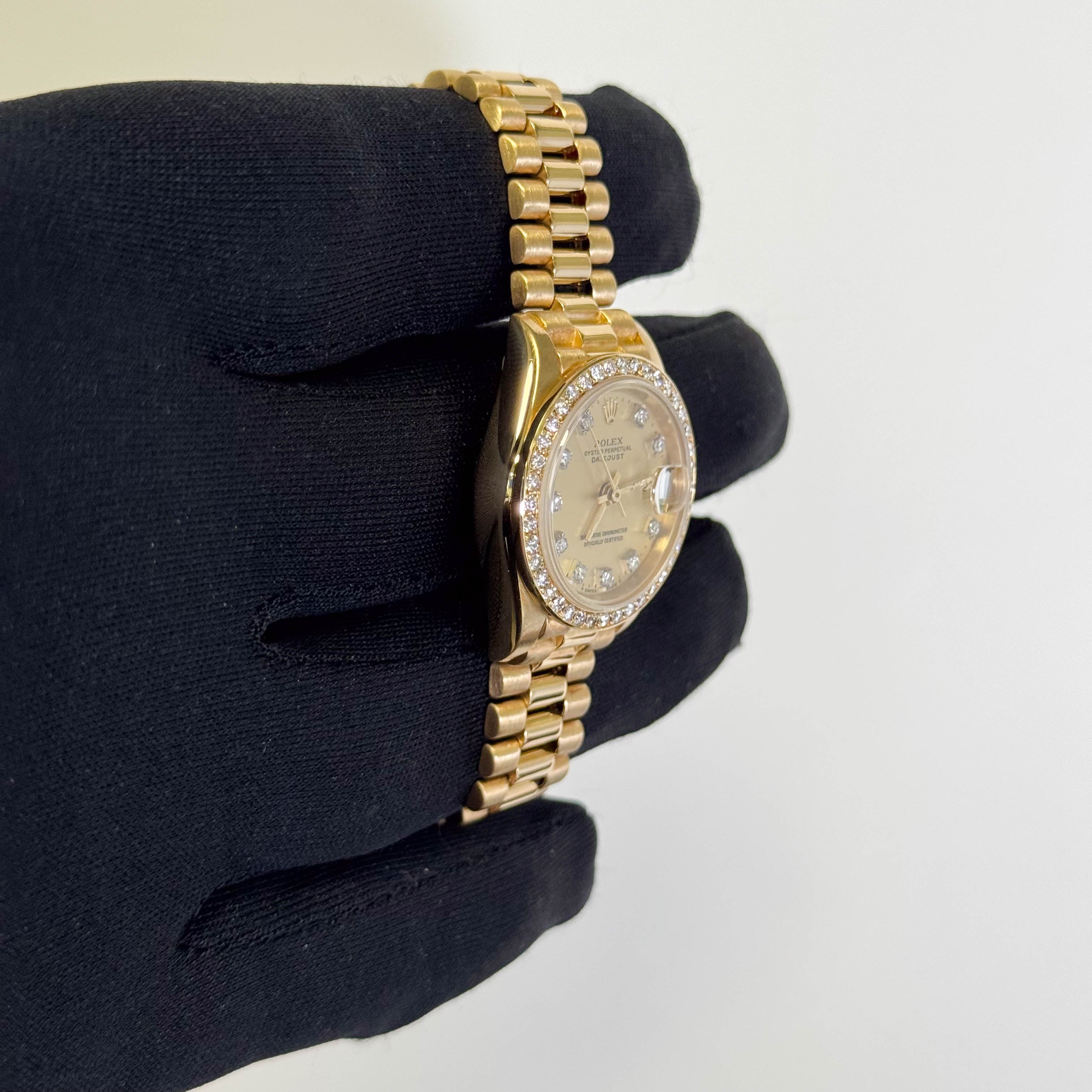 Rolex Datejust 26mm Champagne Dial Watch Ref# 69178 - Happy Jewelers Fine Jewelry Lifetime Warranty