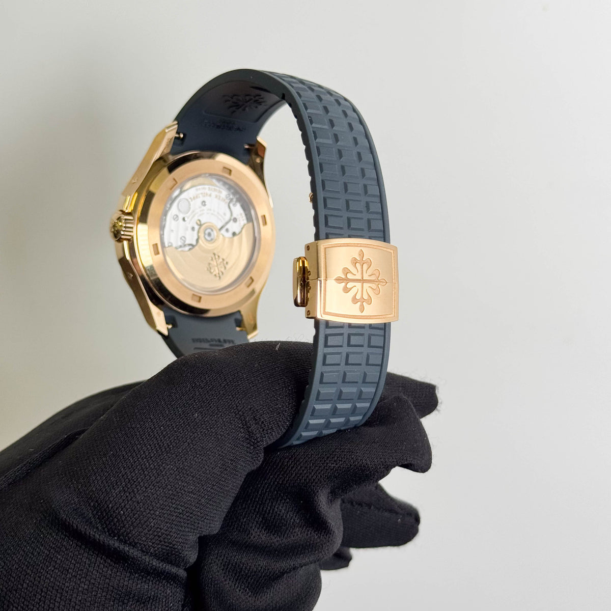 Patek Philippe Aquanaut 40mm Blue Dial Watch Ref# 5261R-001