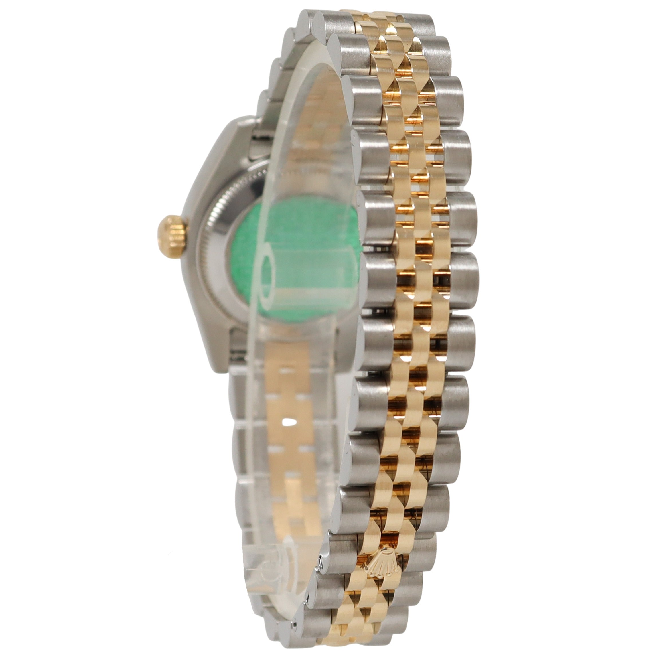 Rolex Datejust Two Tone Yellow Gold & Steel 26mm Champagne Diamond Dial Watch Reference#: 6917 - Happy Jewelers Fine Jewelry Lifetime Warranty