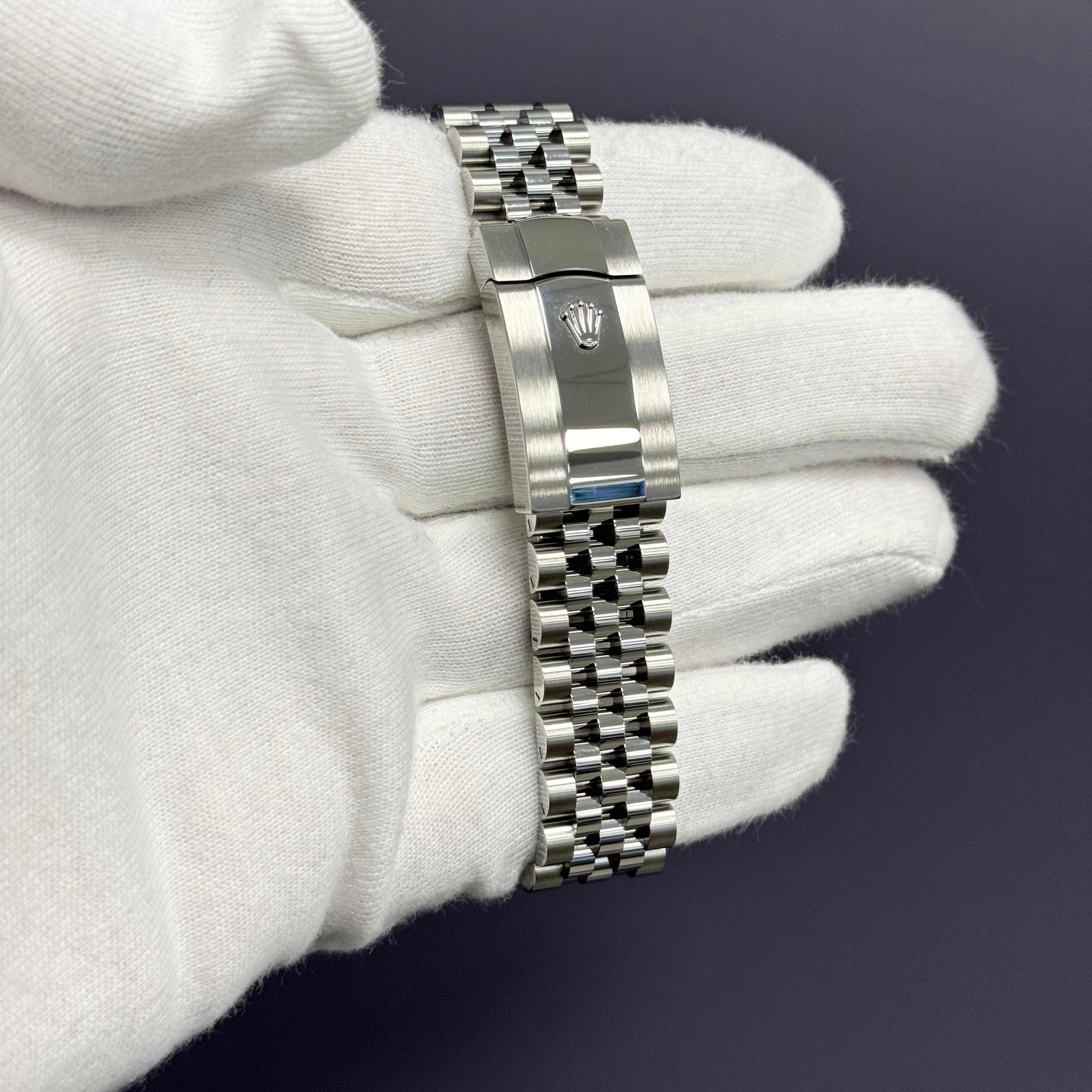 Rolex Datejust 36mm Stainless Steel Purple Dial Watch Ref# 126234 - Happy Jewelers Fine Jewelry Lifetime Warranty