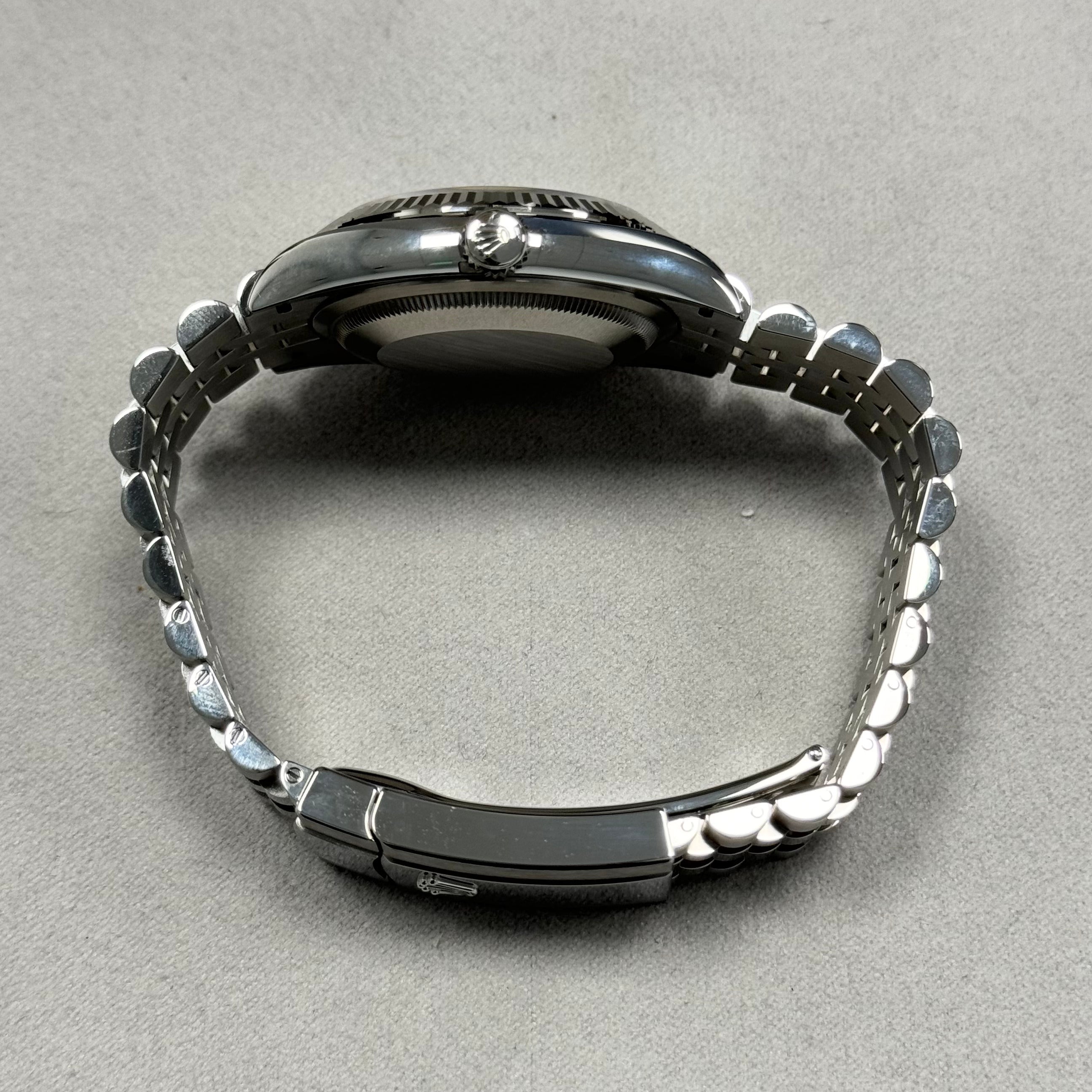 Rolex Datejust 36mm Stainless Steel Purple Dial Watch Ref# 126234 - Happy Jewelers Fine Jewelry Lifetime Warranty