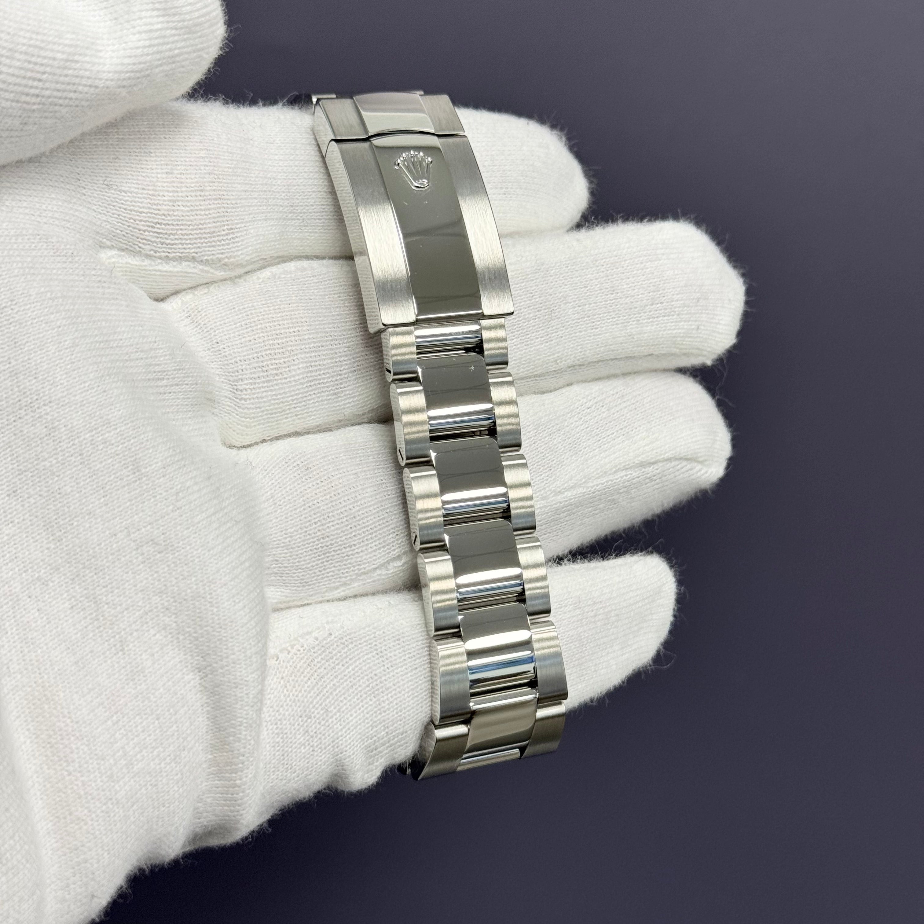 Rolex Datejust 41mm Stainless Steel Wimbledon Dial Watch Ref# 126300 - Happy Jewelers Fine Jewelry Lifetime Warranty