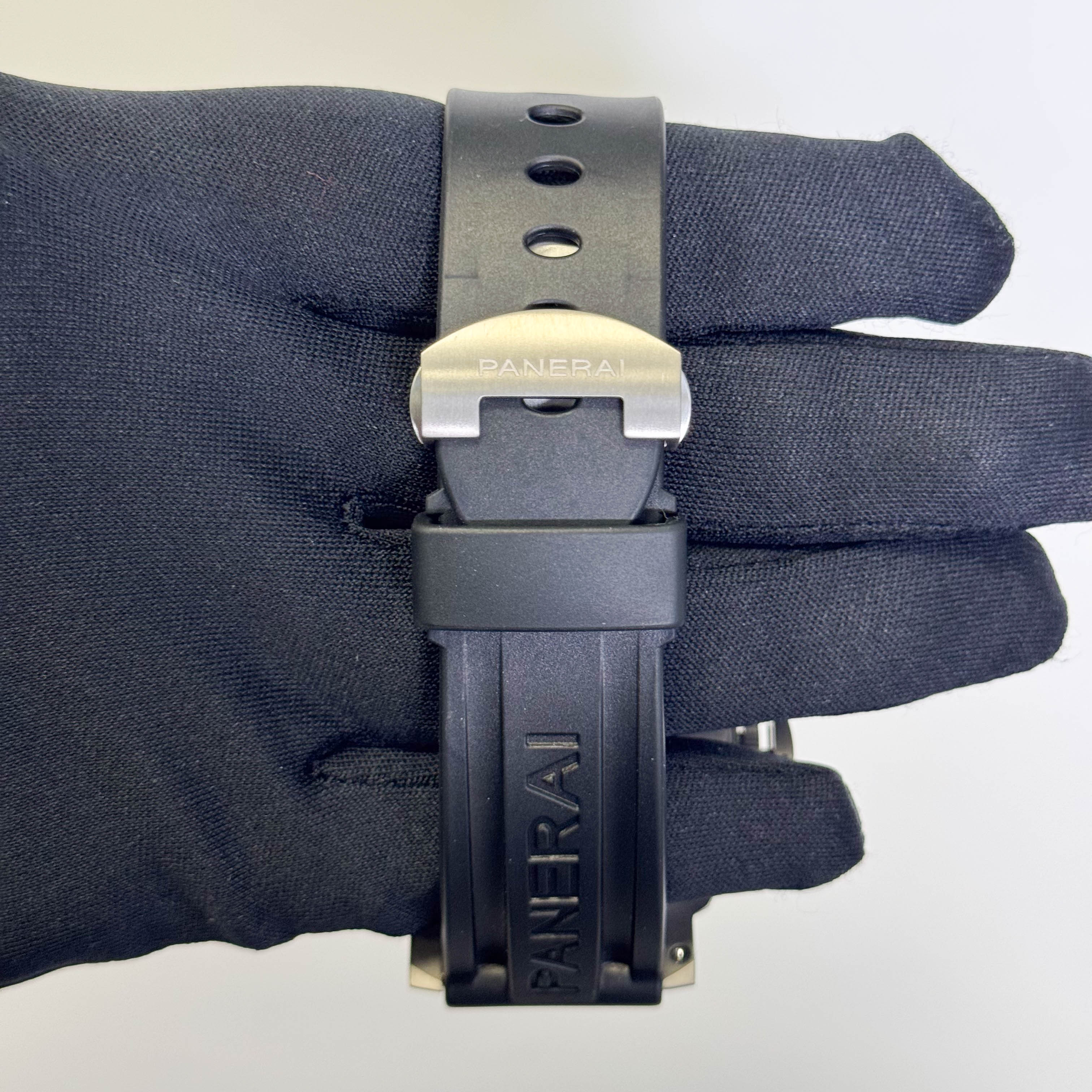 Panerai Luminor Submersible 44mm Black Dial Watch Ref# PAM00025 - Happy Jewelers Fine Jewelry Lifetime Warranty