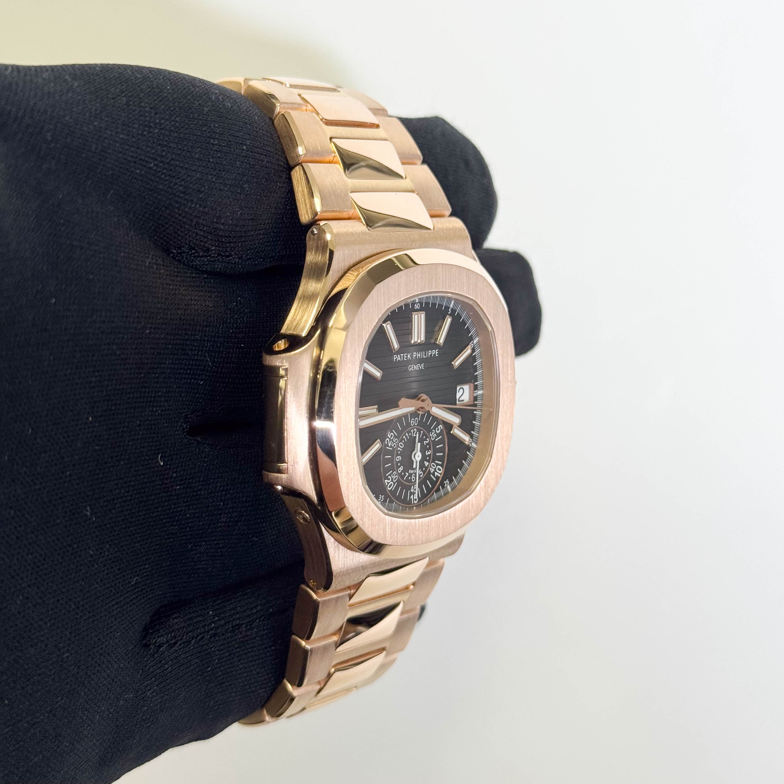 Patek Philippe Nautilus 40.5mm Grey Dial Watch Ref# 5980/1R-001 - Happy Jewelers Fine Jewelry Lifetime Warranty