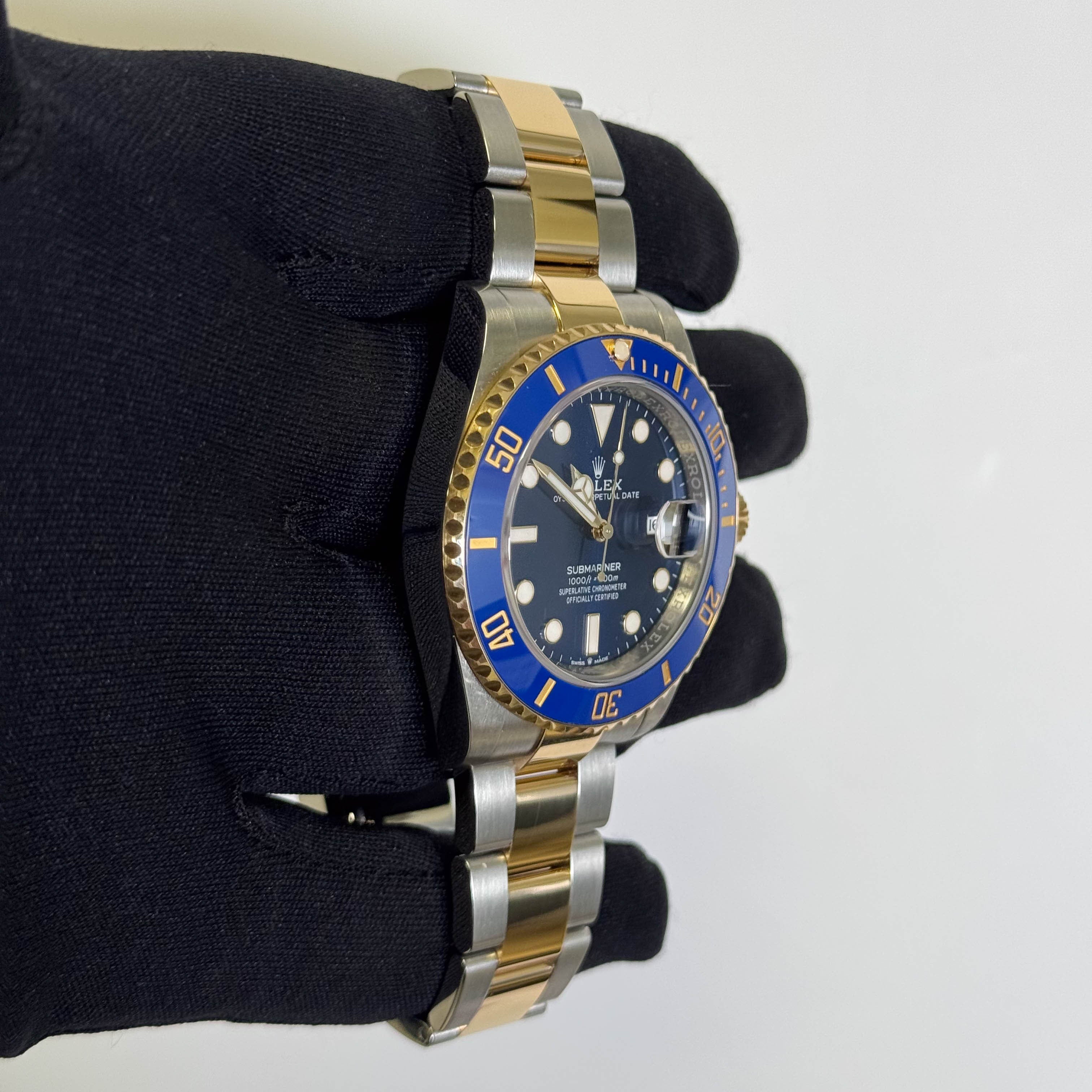Rolex Submariner 41mm Blue Dial Watch Ref# 126613LB
