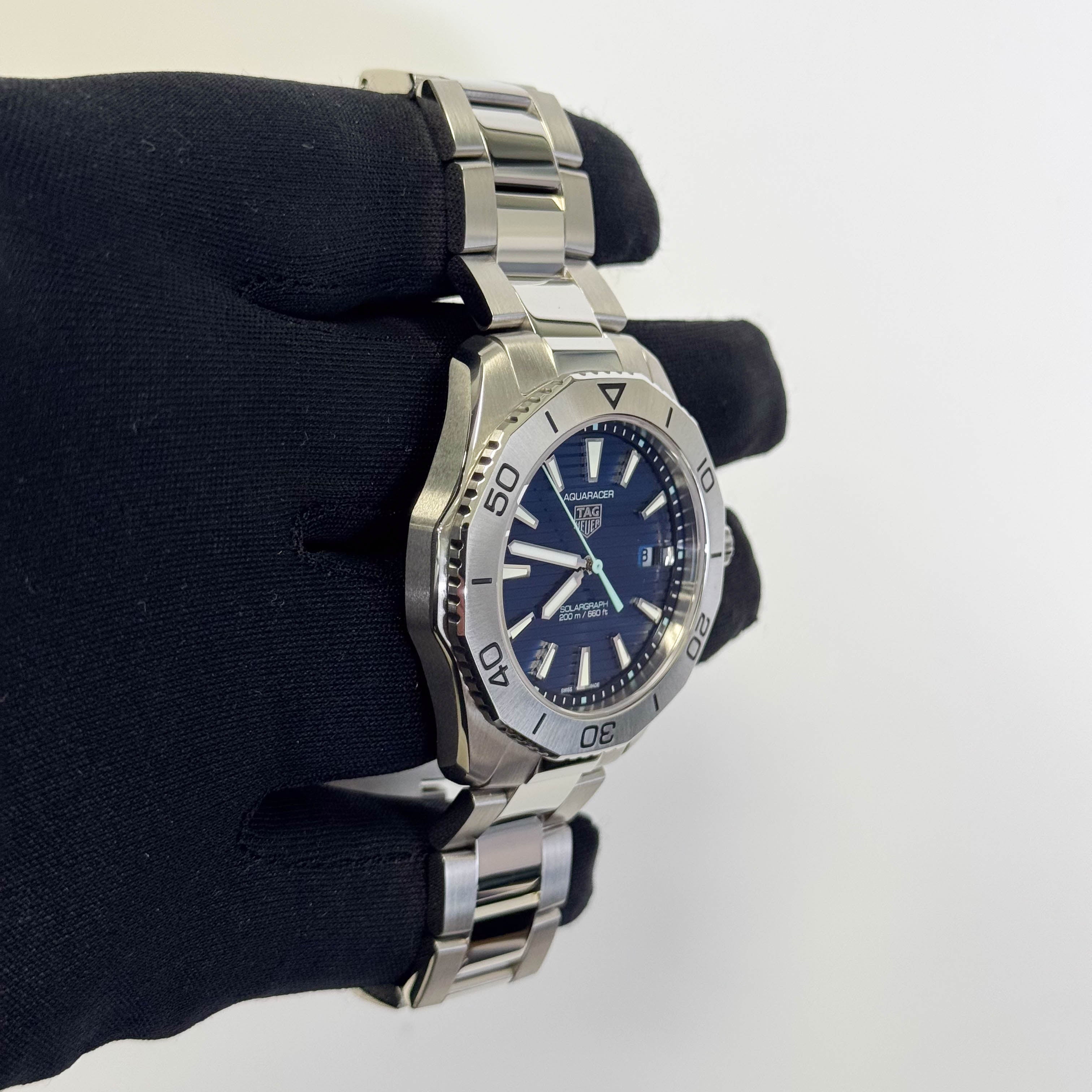 Tag Heuer Aquaracer 40mm Blue Dial Watch Ref# WBP1113.BA0000 - Happy Jewelers Fine Jewelry Lifetime Warranty