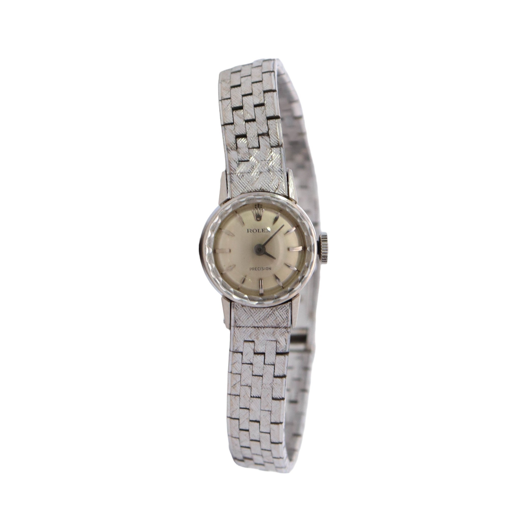 Rolex Precision 15mm Silver Dial Ref# 2604 – Happy Jewelers
