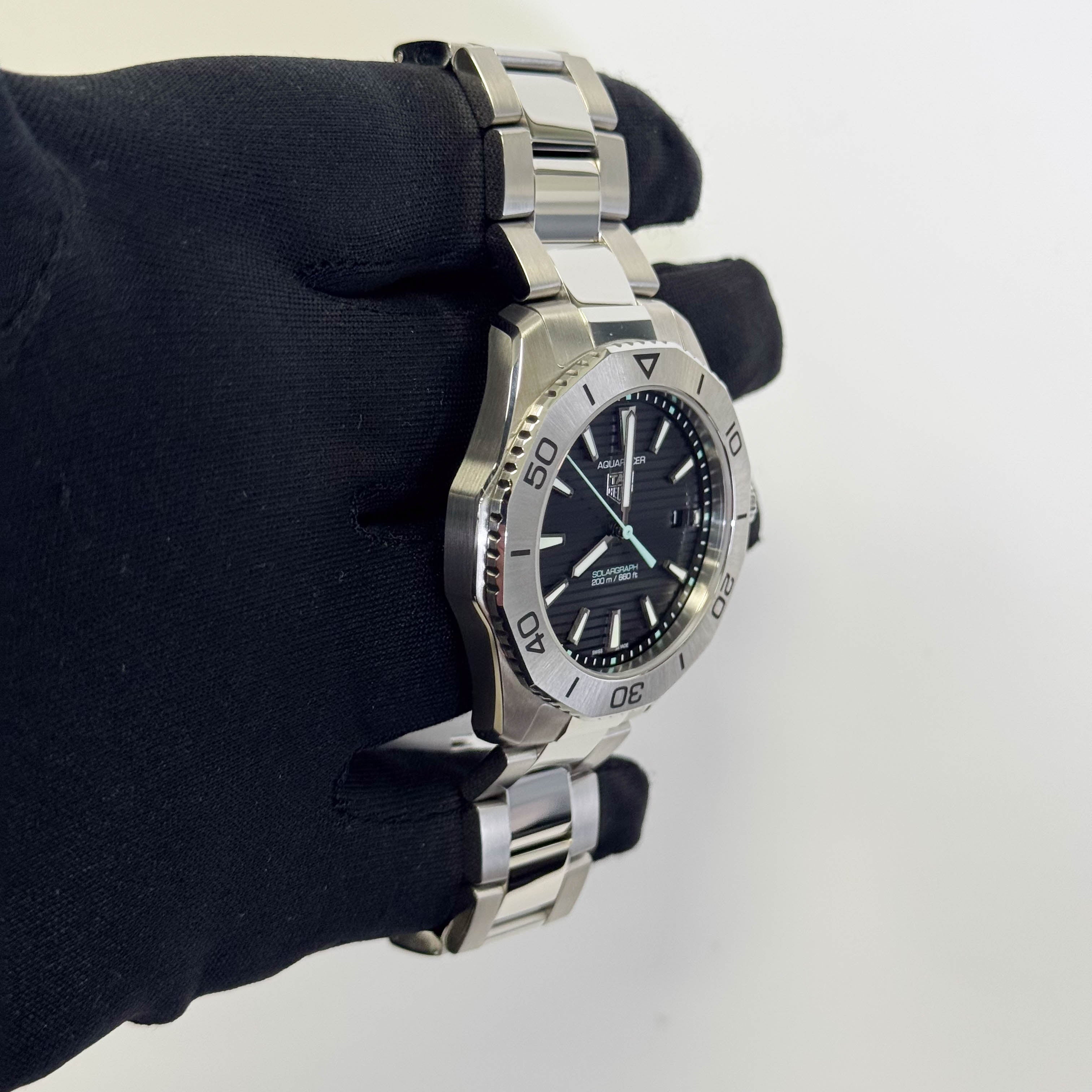 Tag Heuer Aquaracer 40mm Black Dial Watch Ref# WBP1114.BA0000 - Happy Jewelers Fine Jewelry Lifetime Warranty
