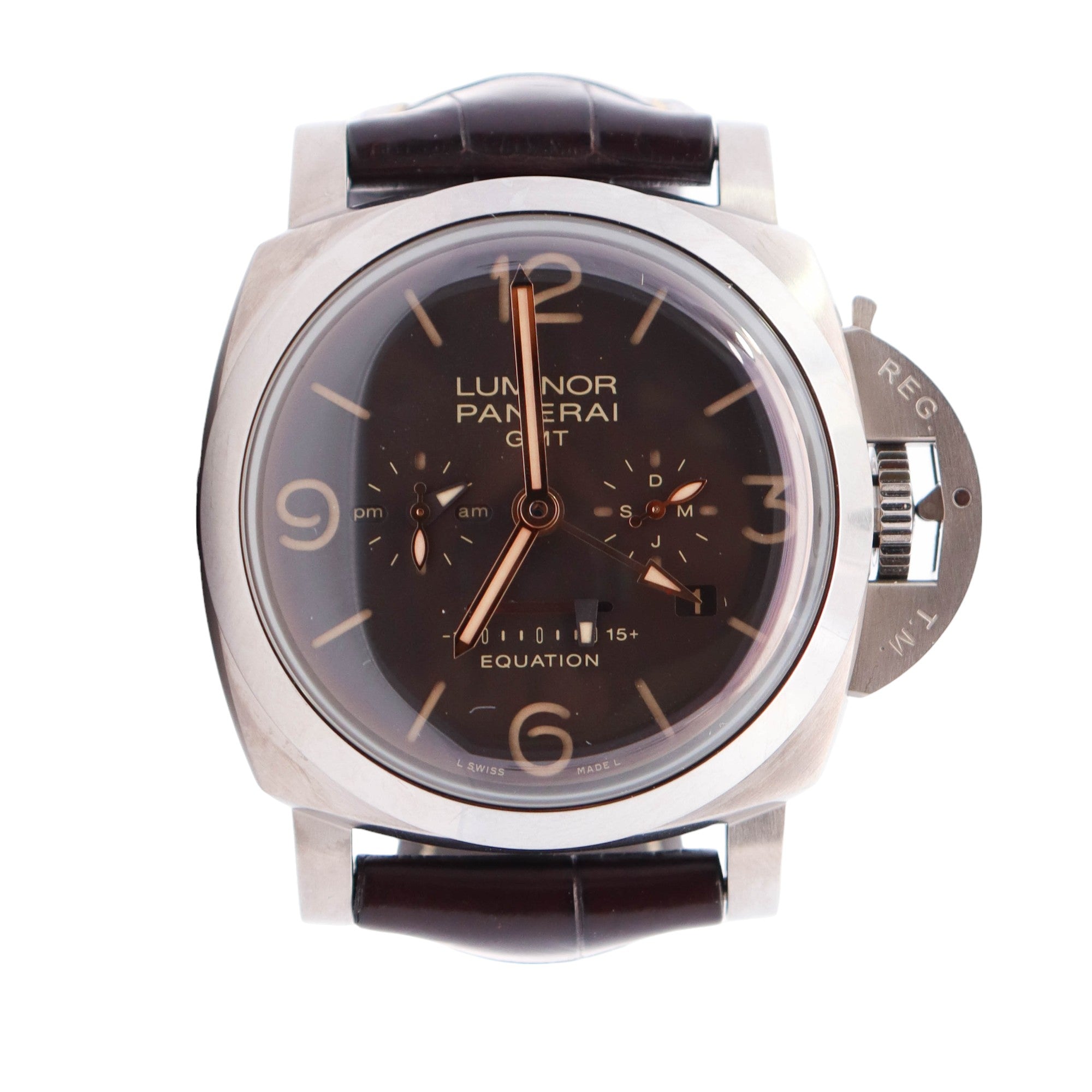 Panerai Luminor 47mm Brown Dial Ref# PAM00656 - Happy Jewelers Fine Jewelry Lifetime Warranty