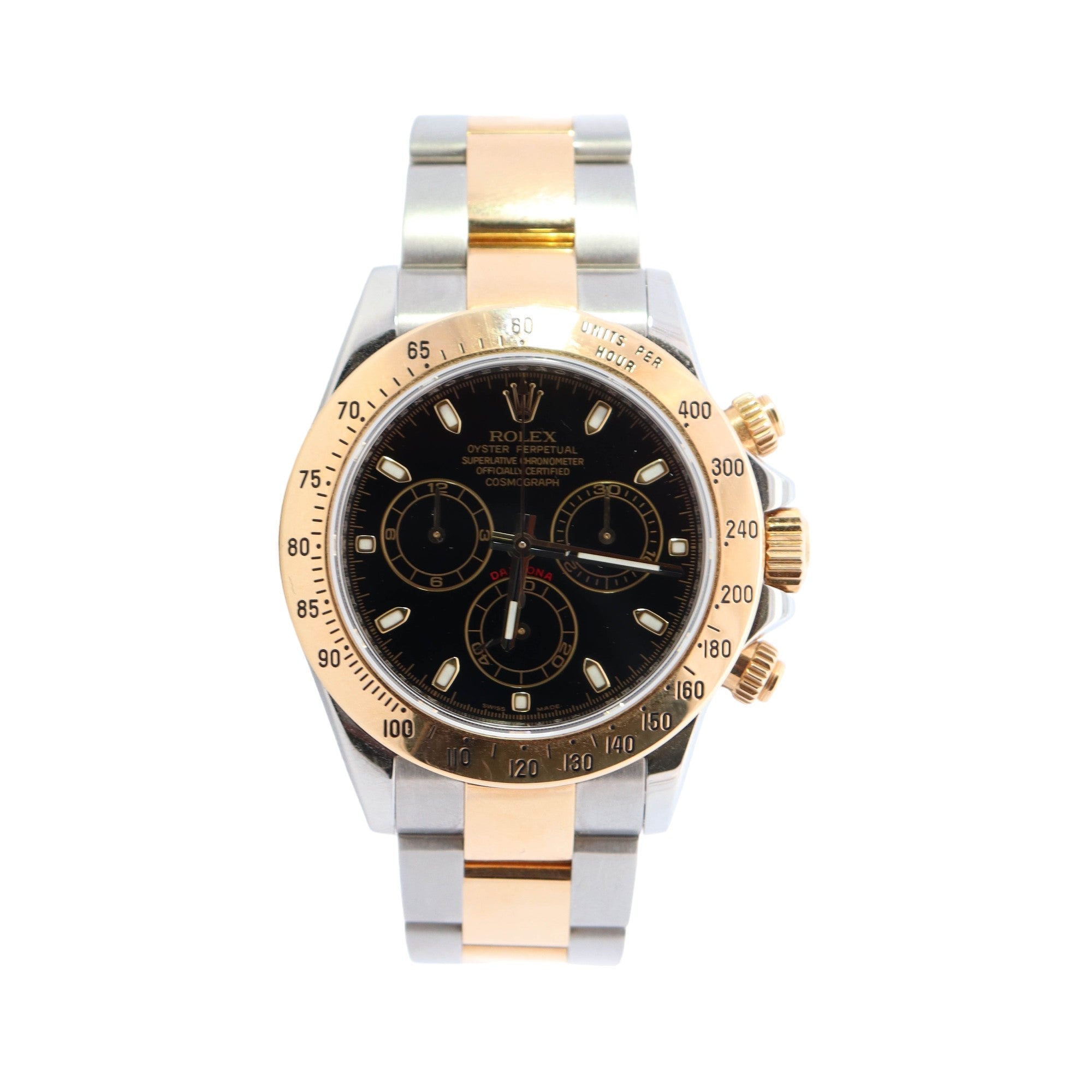 Rolex Daytona 40mm Black Dial Ref#116523 - Happy Jewelers Fine Jewelry Lifetime Warranty