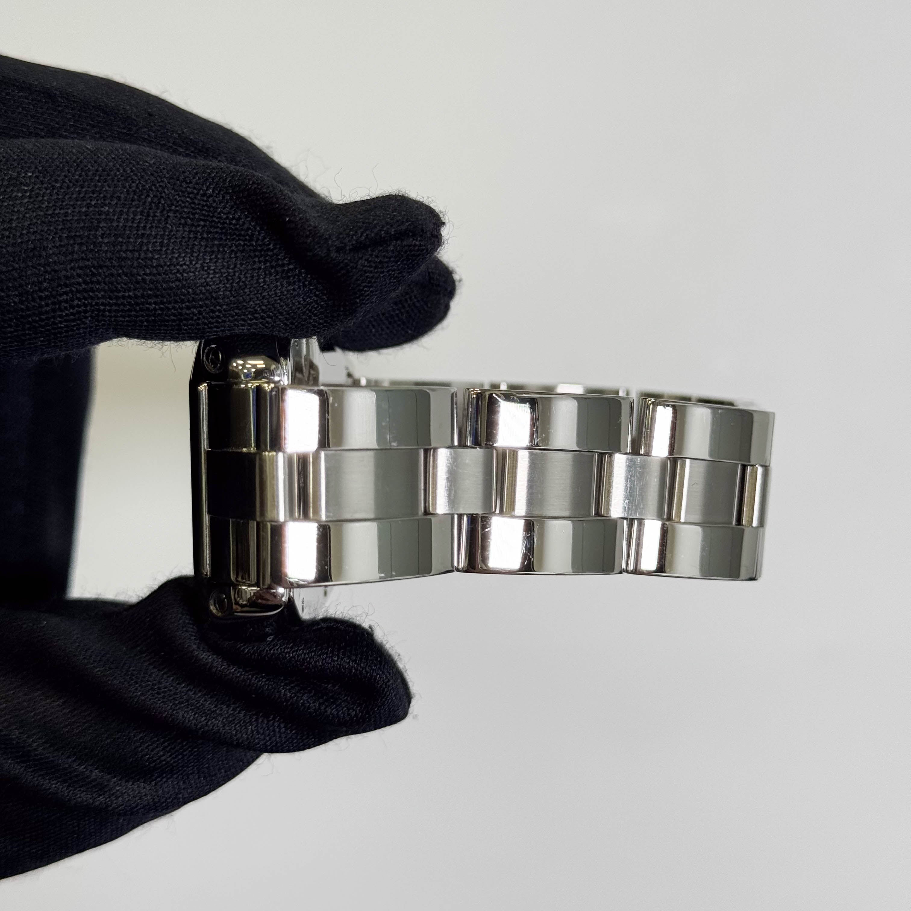 Cartier Roadster 35mm Silver Dial Watch Ref# W62025V3