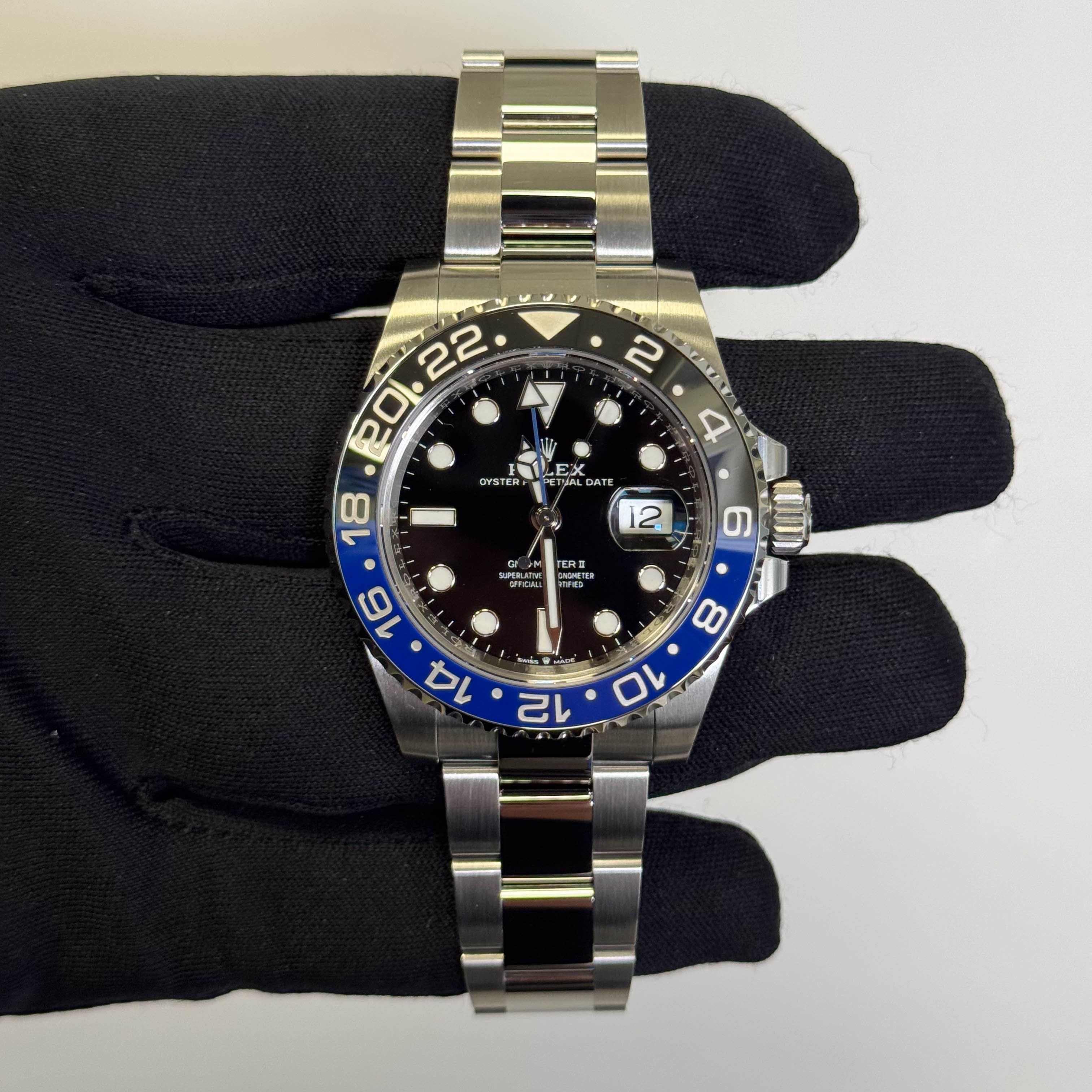 Rolex GMT-Master II 40mm Black Dial Watch Ref# 126710BLNR