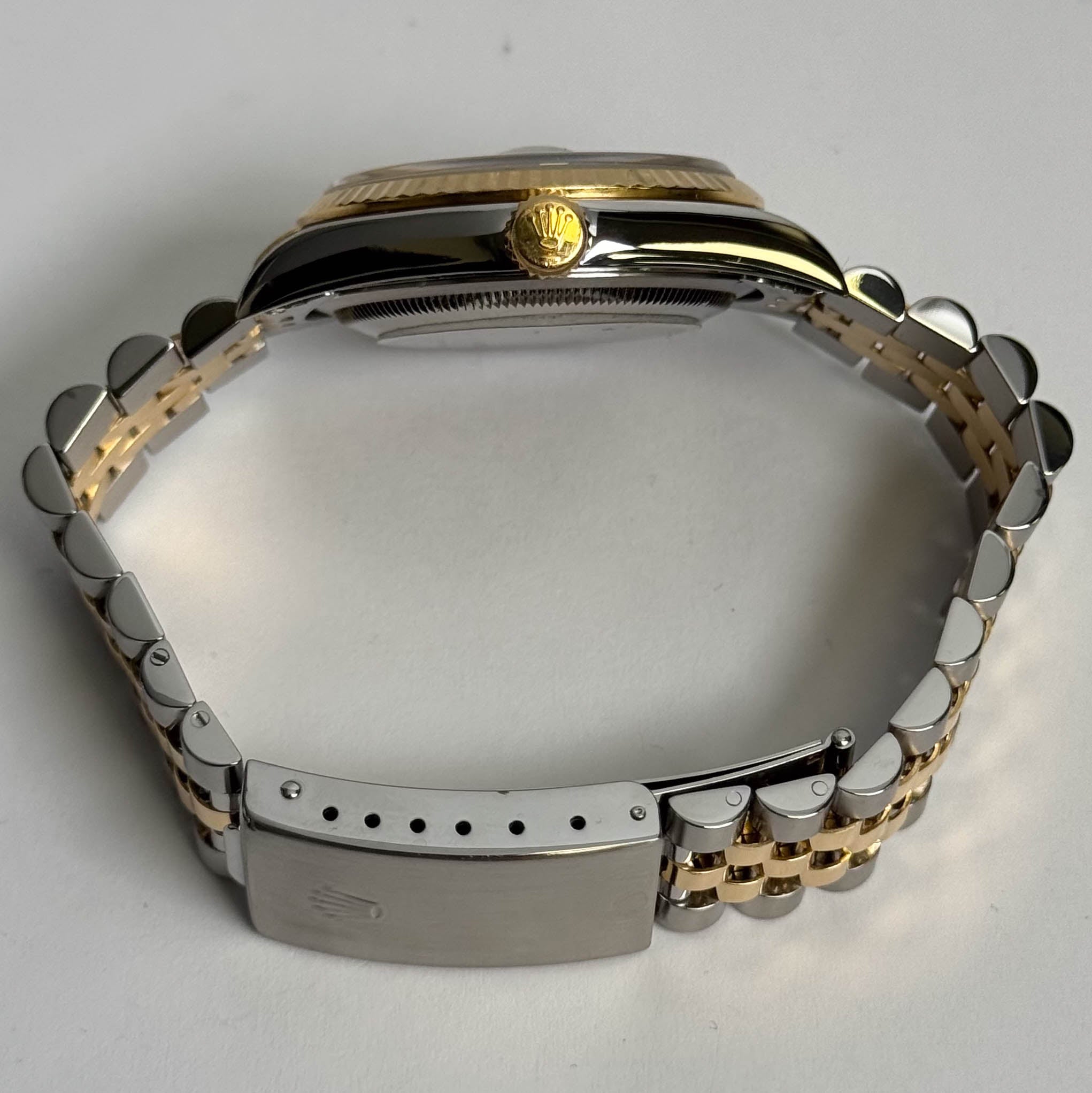 Rolex Datejust 36mm Ivory Tapestry Dial Watch Ref# 16233