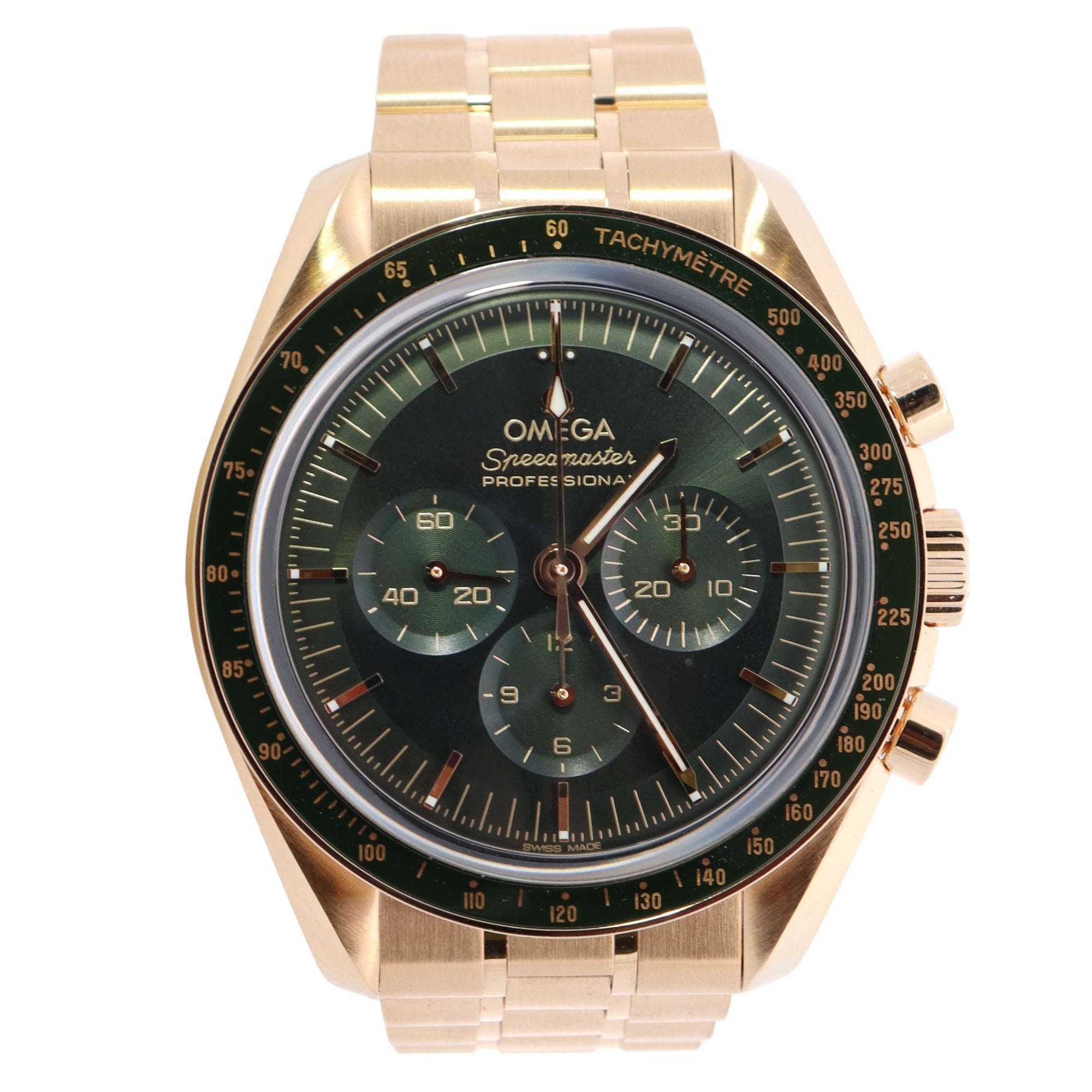 Omega Speedmaster 42mm Green Dial Watch Ref# - Main Image