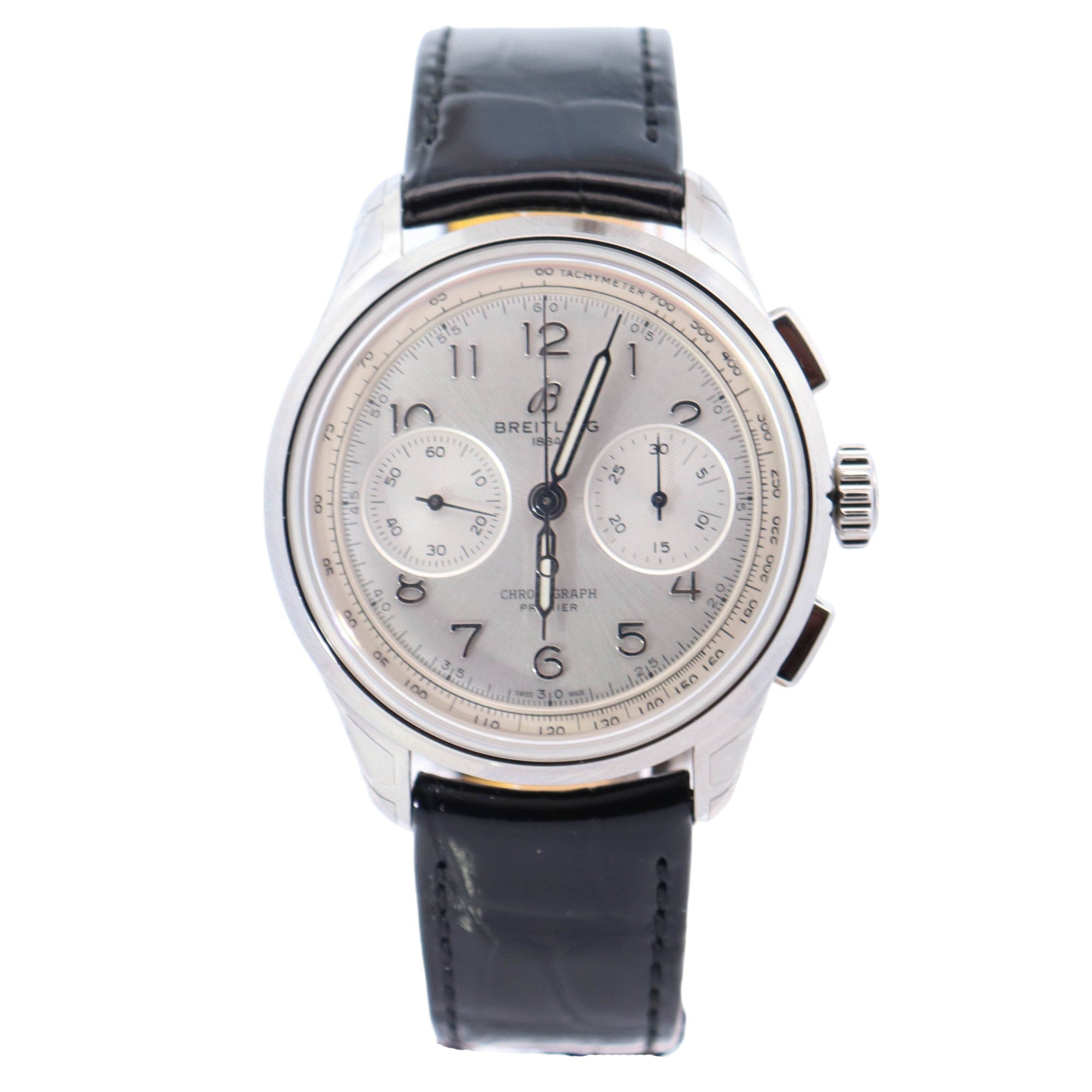 Breitling Premier 40mm Silver Dial Ref# AB0930 - Happy Jewelers Fine Jewelry Lifetime Warranty