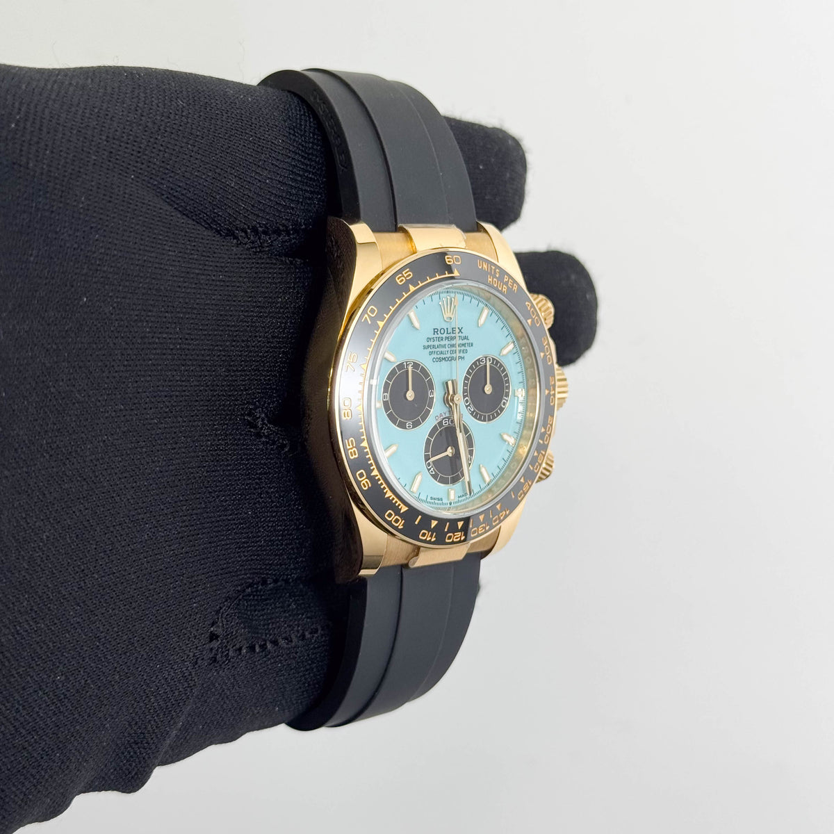 Rolex Daytona 40mm Turquoise Dial Watch Ref# 126518LN