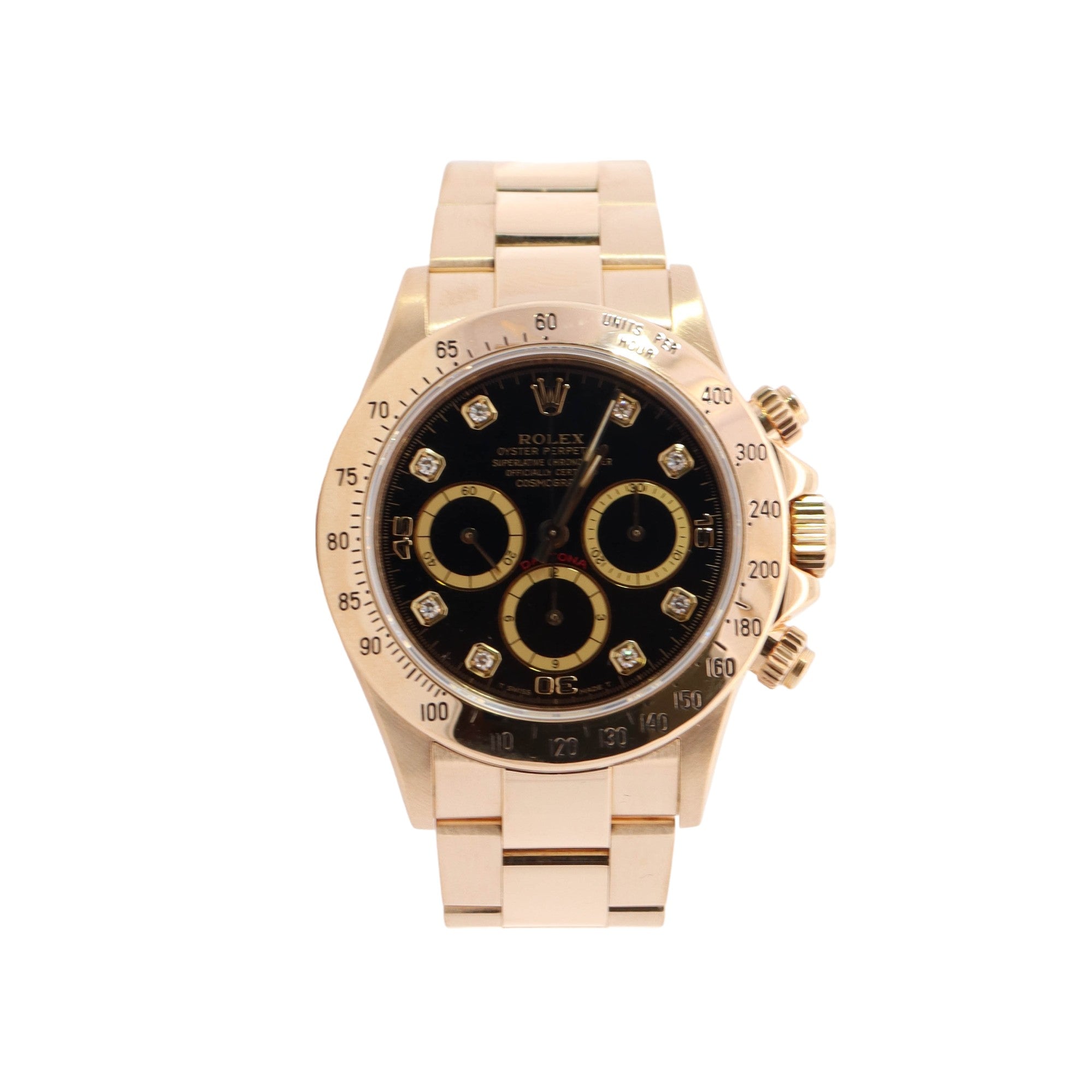 Rolex Daytona 40mm Black Dial Ref# 16528 - Happy Jewelers Fine Jewelry Lifetime Warranty