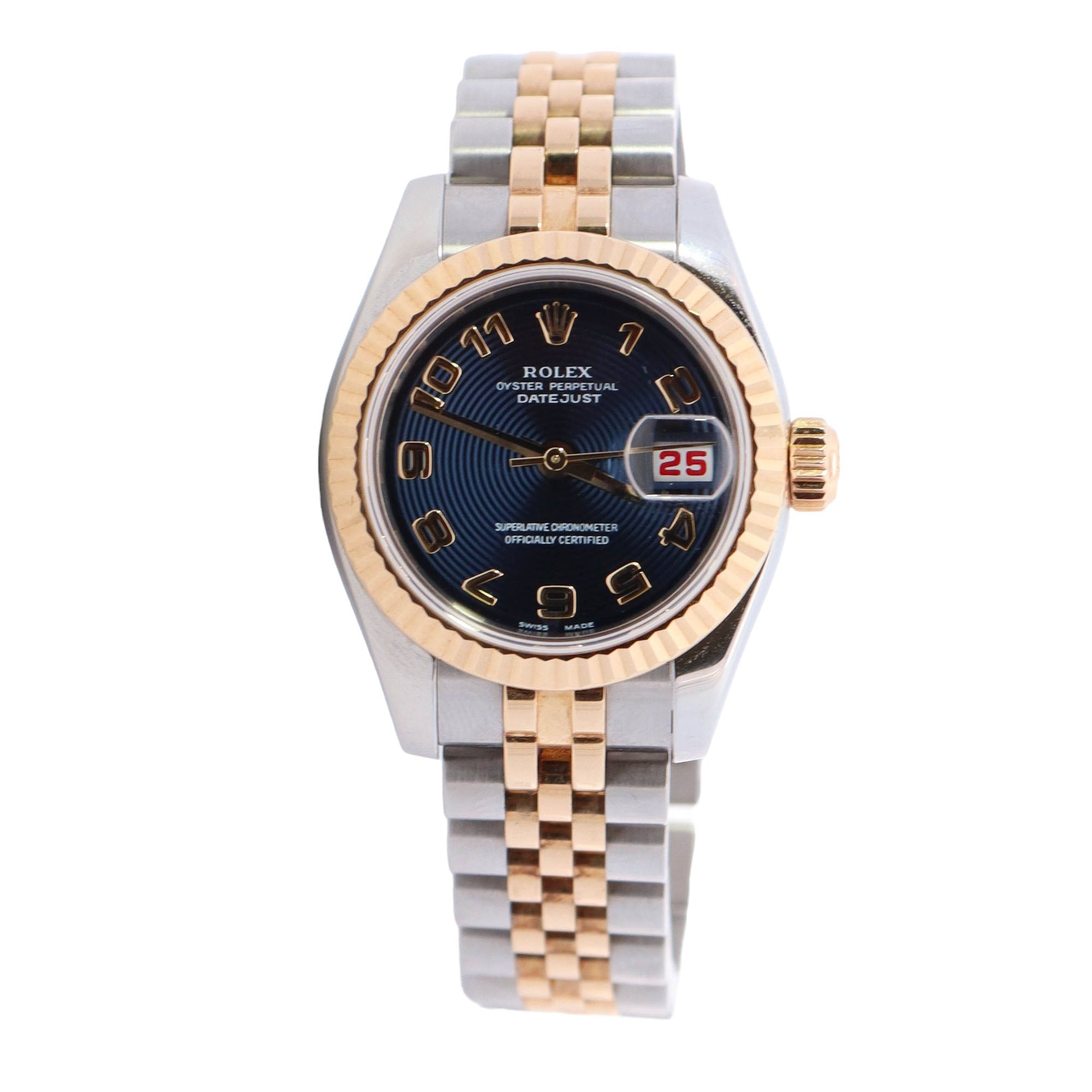 Rolex Datejust 26mm Blue Dial Watch Ref# 179173 - Happy Jewelers Fine Jewelry Lifetime Warranty