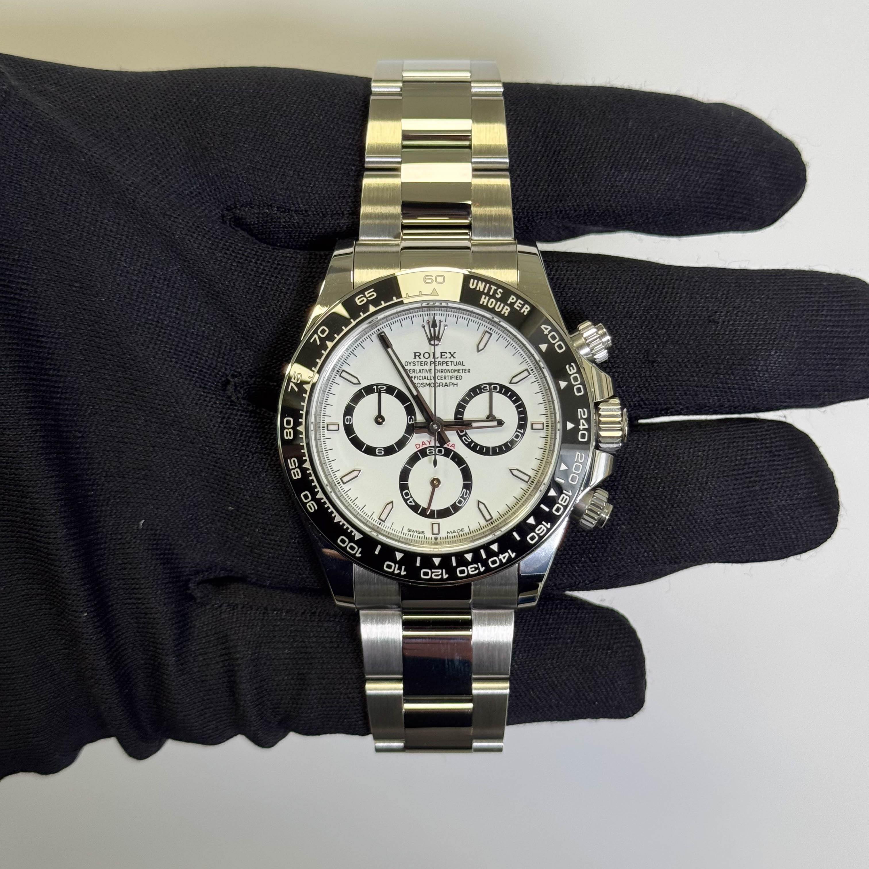 Rolex Daytona 40mm White Dial Watch Ref# 126500LN