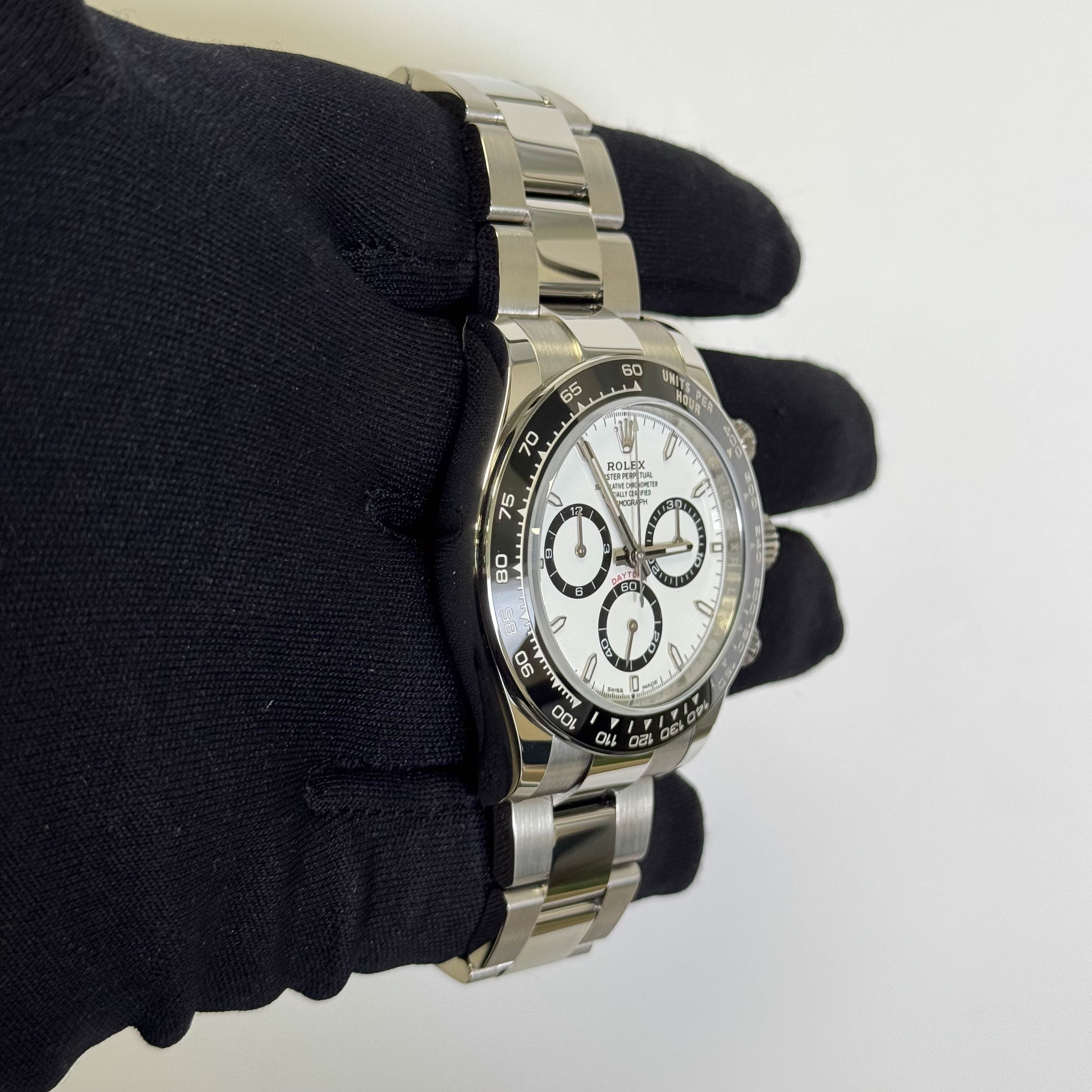 Rolex Daytona 40mm White Dial Watch Ref# 126500LN