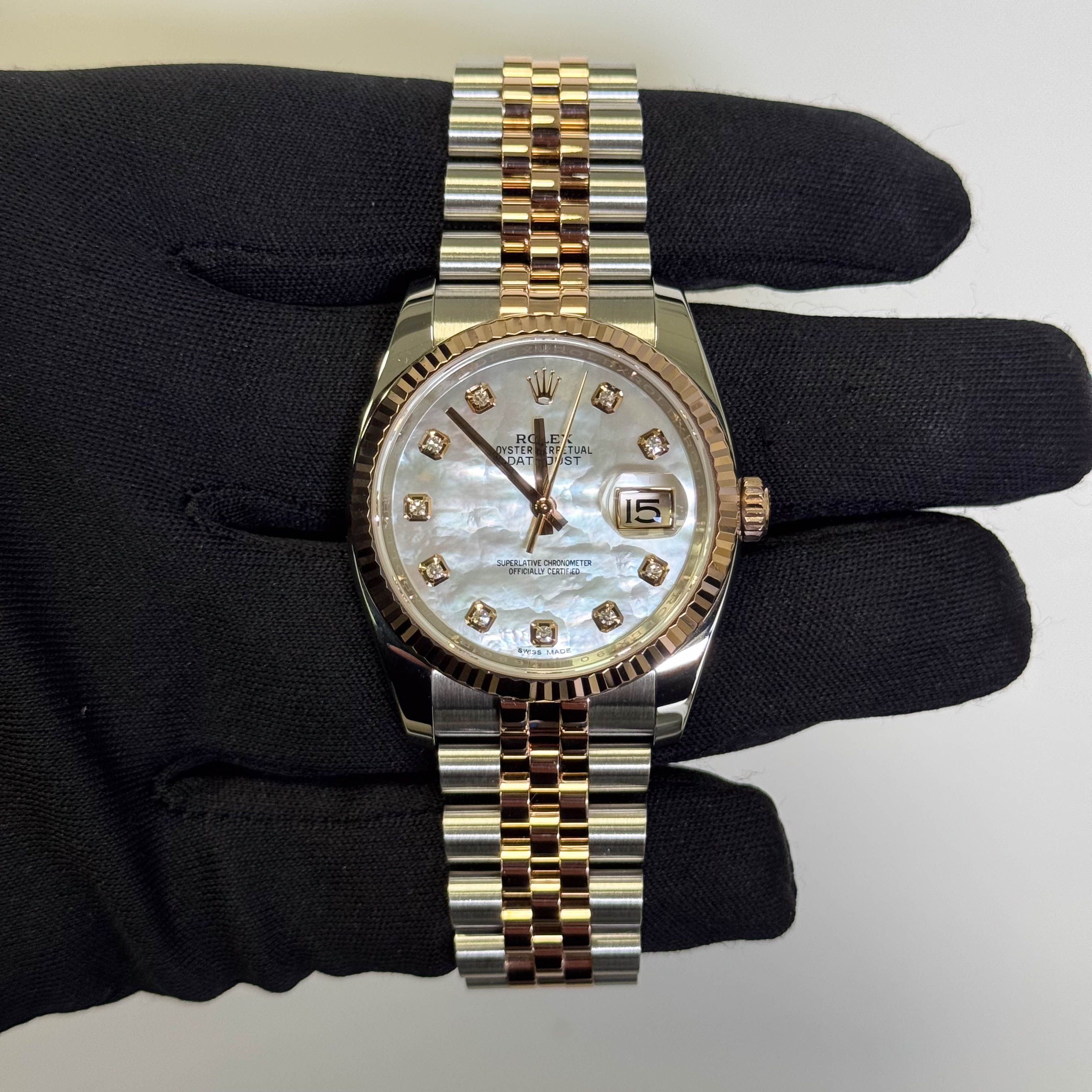 Rolex Datejust 36mm MOP Dial Watch Ref# 116231