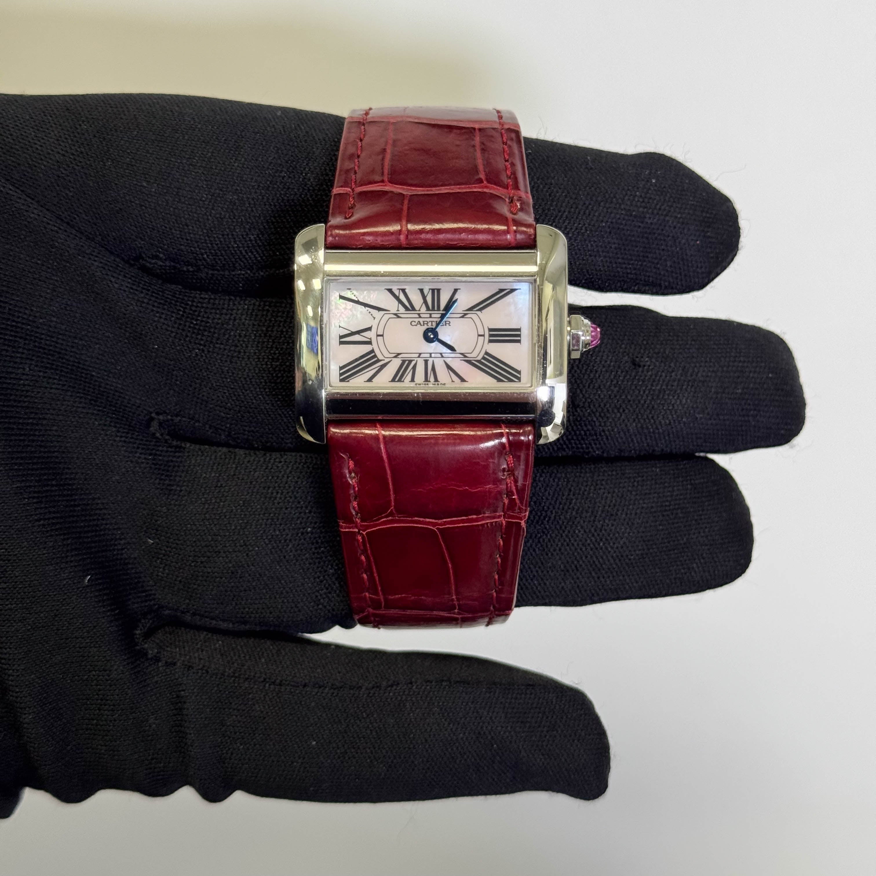 Cartier Tank Divan XL 38mm Silver Dial Watch Ref# W6301455