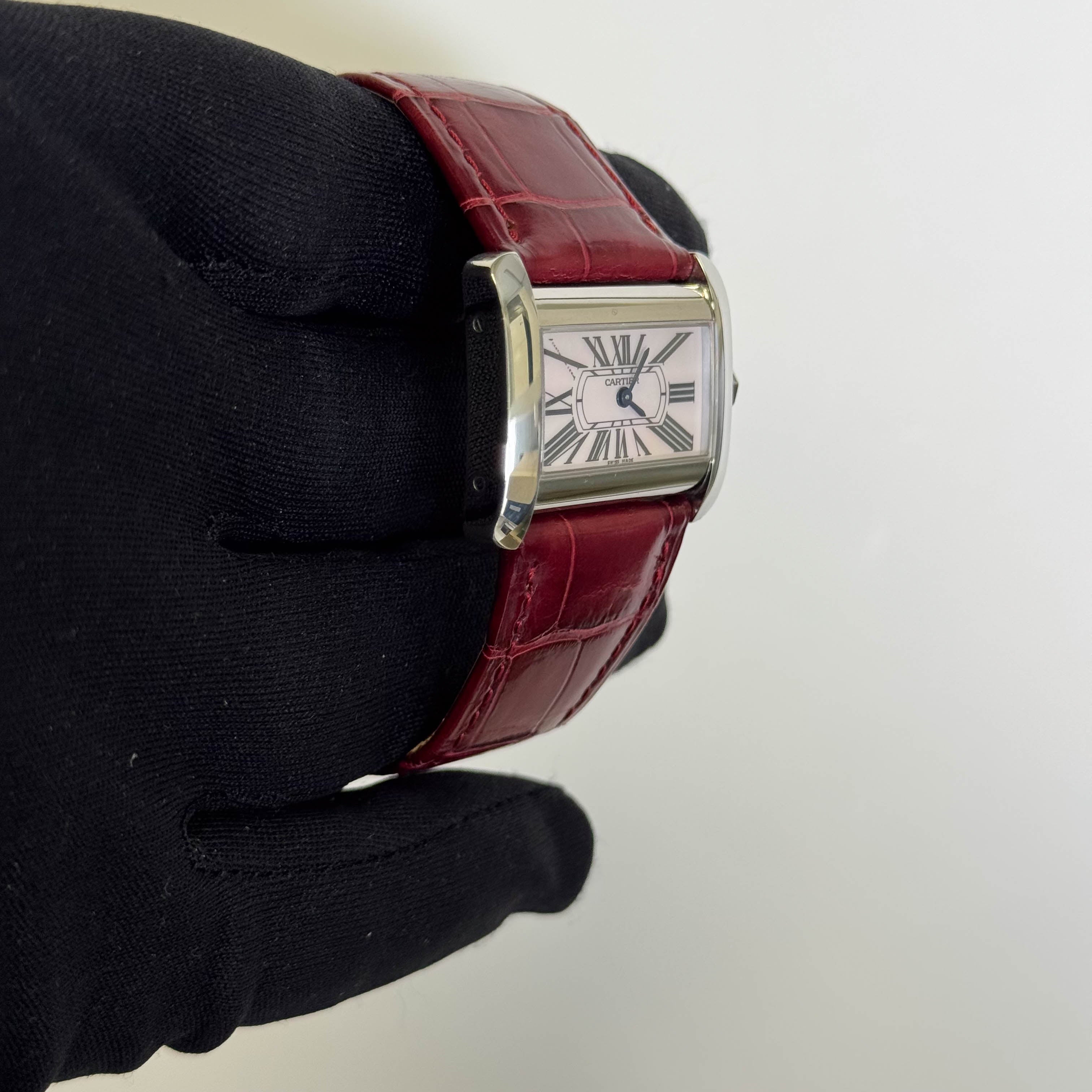 Cartier Tank Divan XL 38mm Silver Dial Watch Ref# W6301455