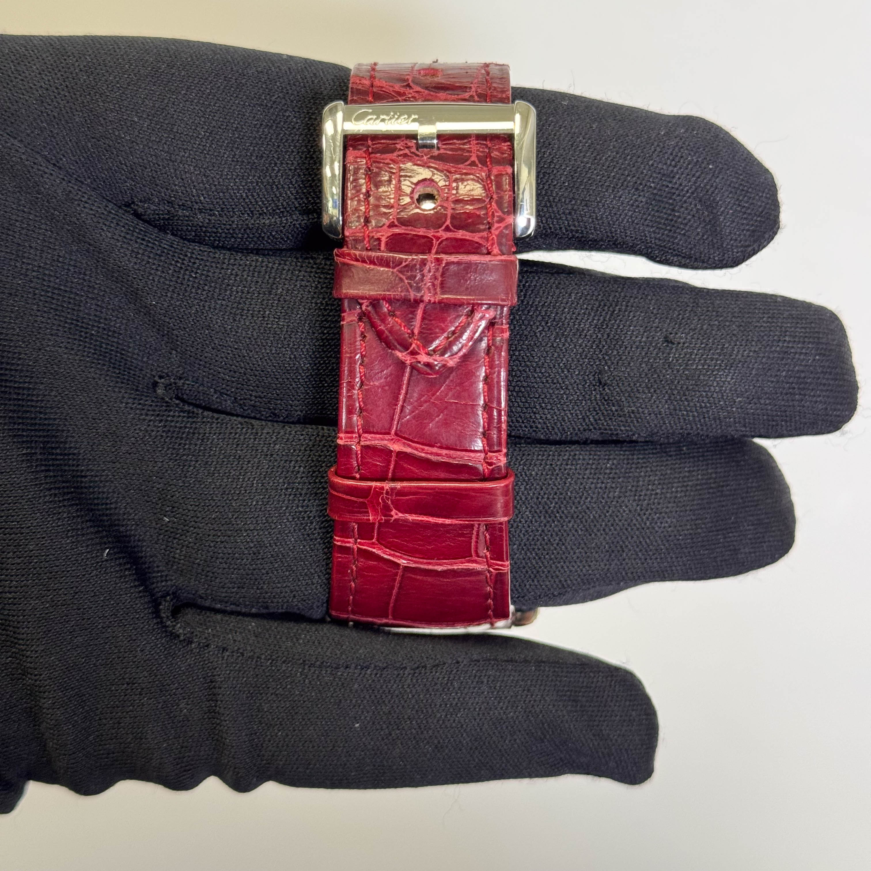 Cartier Tank Divan XL 38mm Silver Dial Watch Ref# W6301455