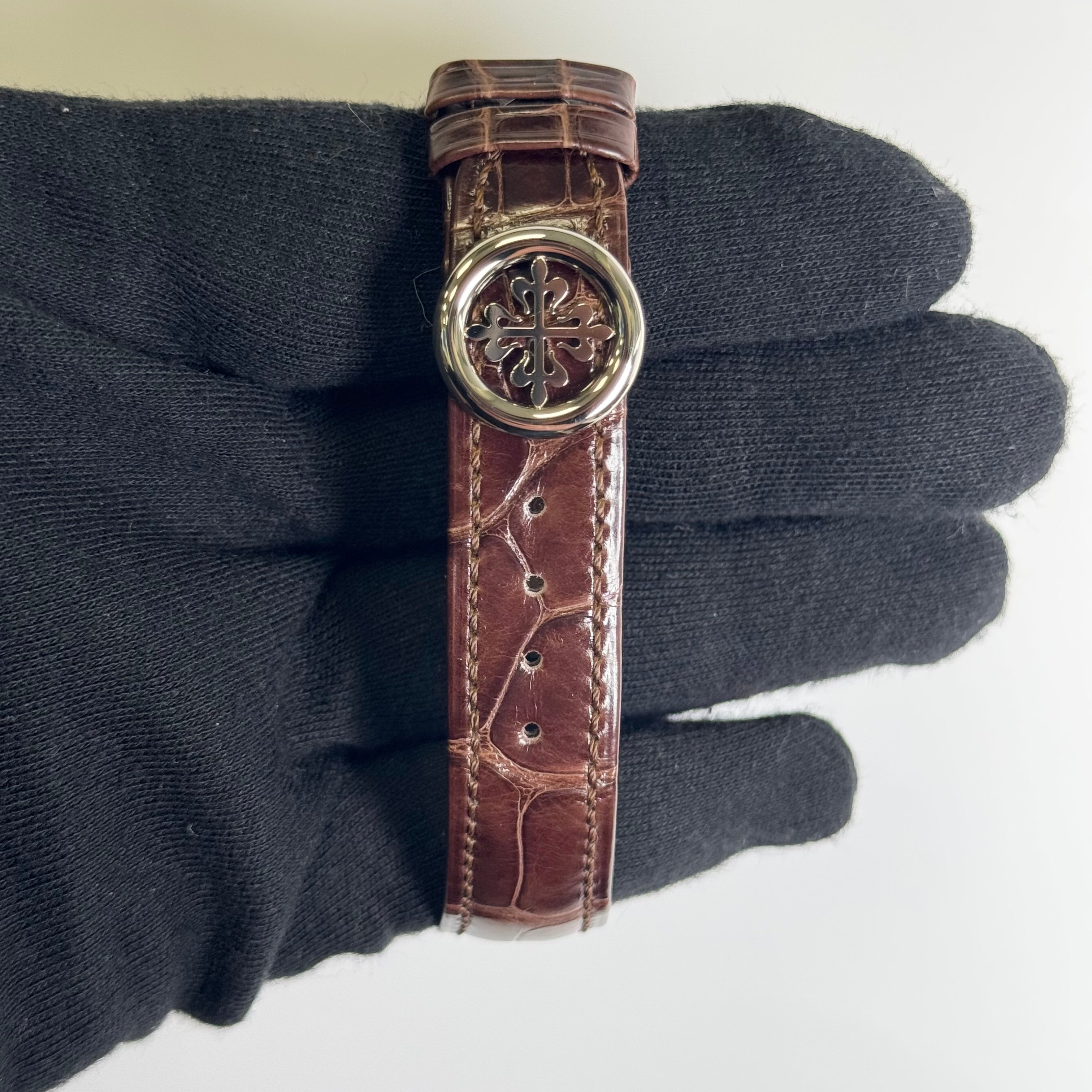 Patek Philippe Grand Complications 40mm Salmon Dial Watch Ref# 5320G-011 - Happy Jewelers Fine Jewelry Lifetime Warranty