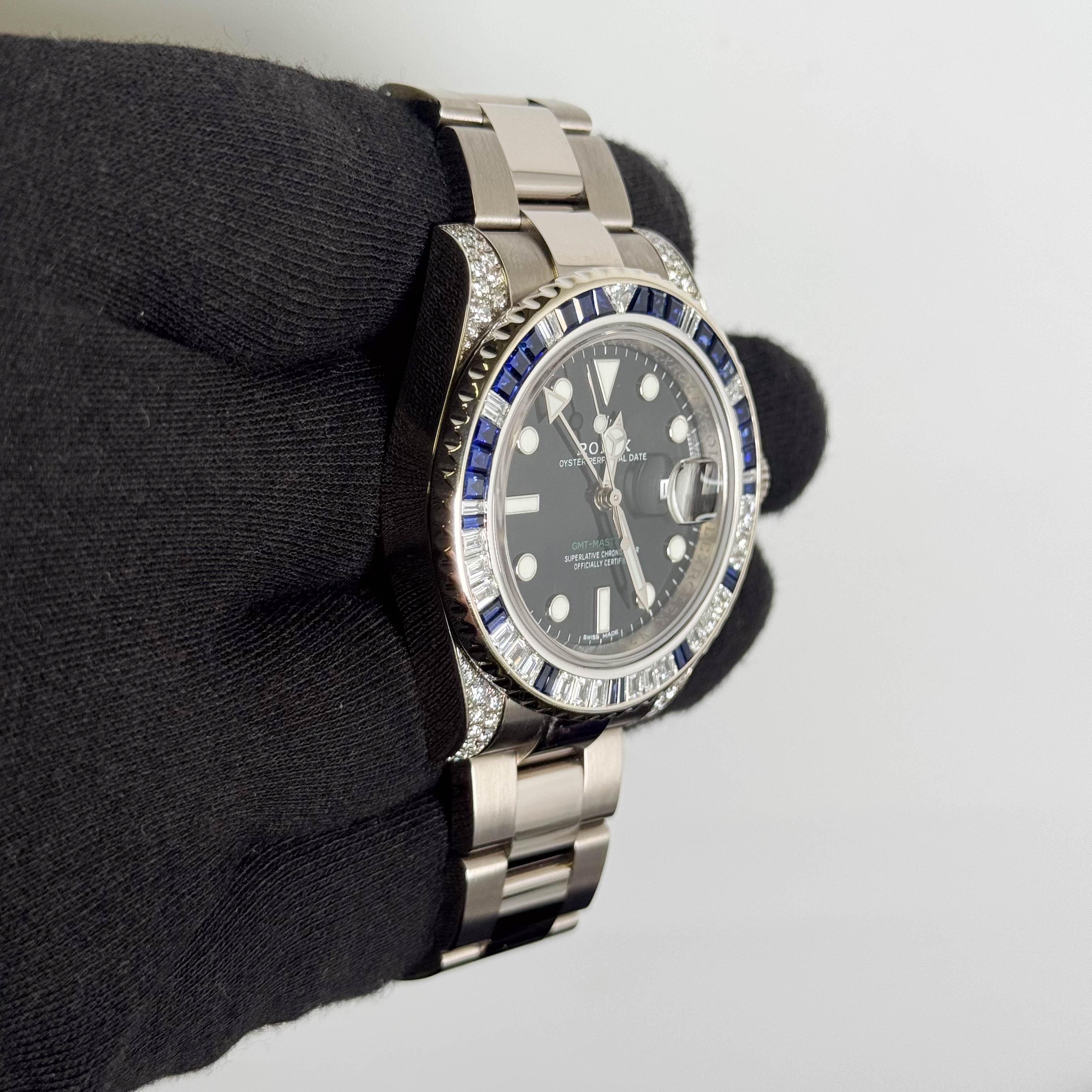 Rolex GMT Master II 40mm Black Dial Watch Ref# 116759SA