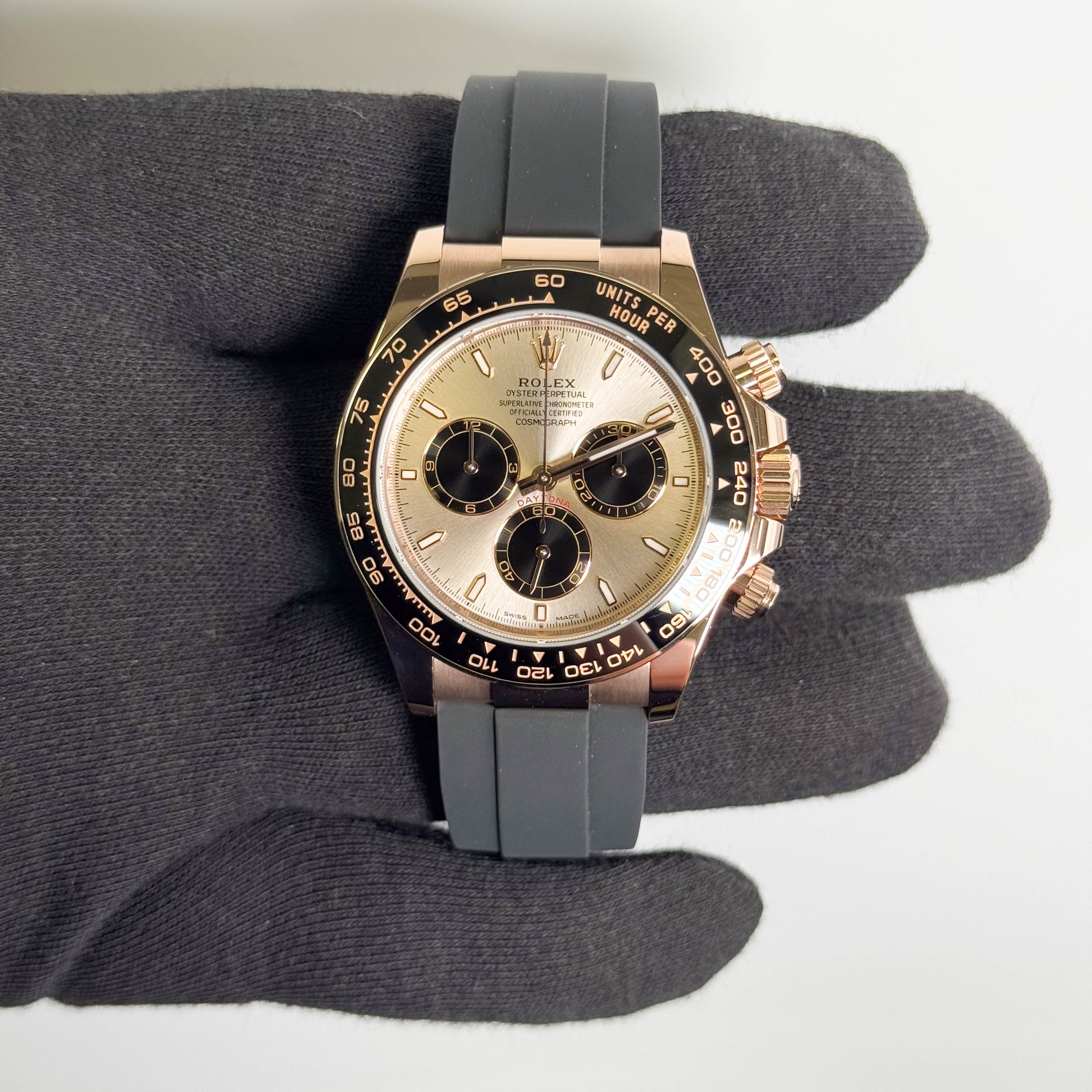 Rolex Daytona 40mm Pink Dial Watch Ref# 126515LN - Happy Jewelers Fine Jewelry Lifetime Warranty