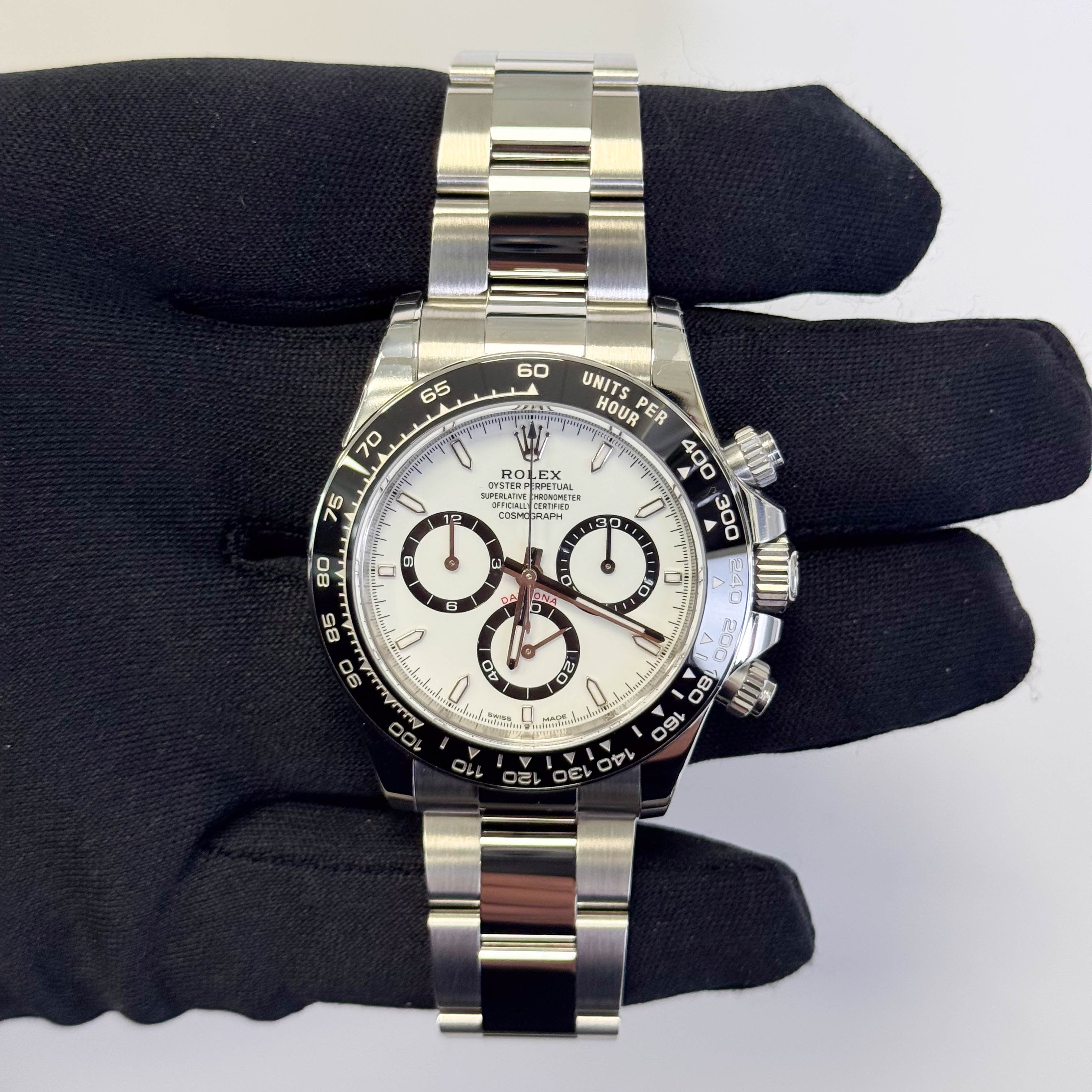 Rolex Daytona 40mm White Dial Watch Ref# 126500LN - Happy Jewelers Fine Jewelry Lifetime Warranty