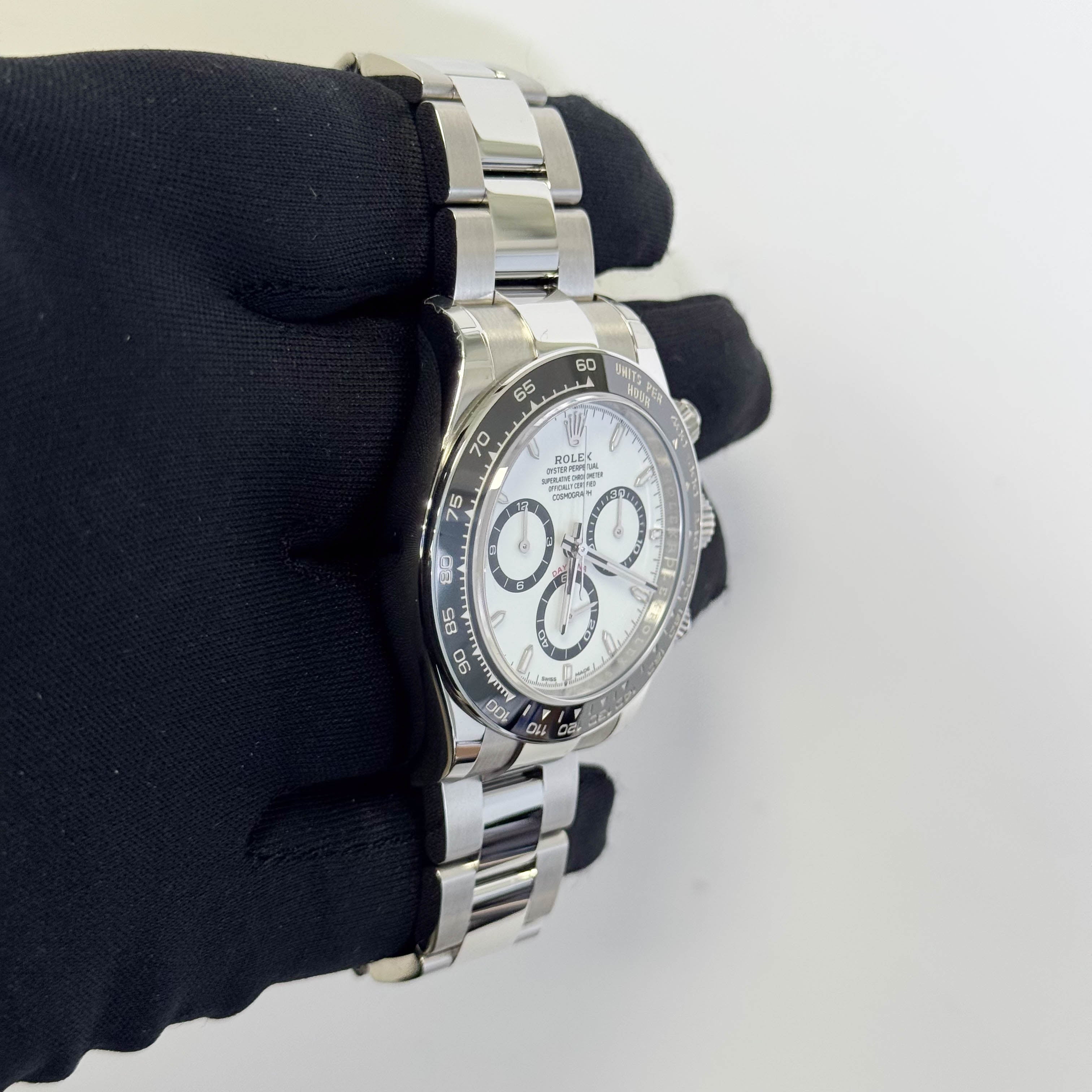 Rolex Daytona 40mm White Dial Watch Ref# 126500LN - Happy Jewelers Fine Jewelry Lifetime Warranty