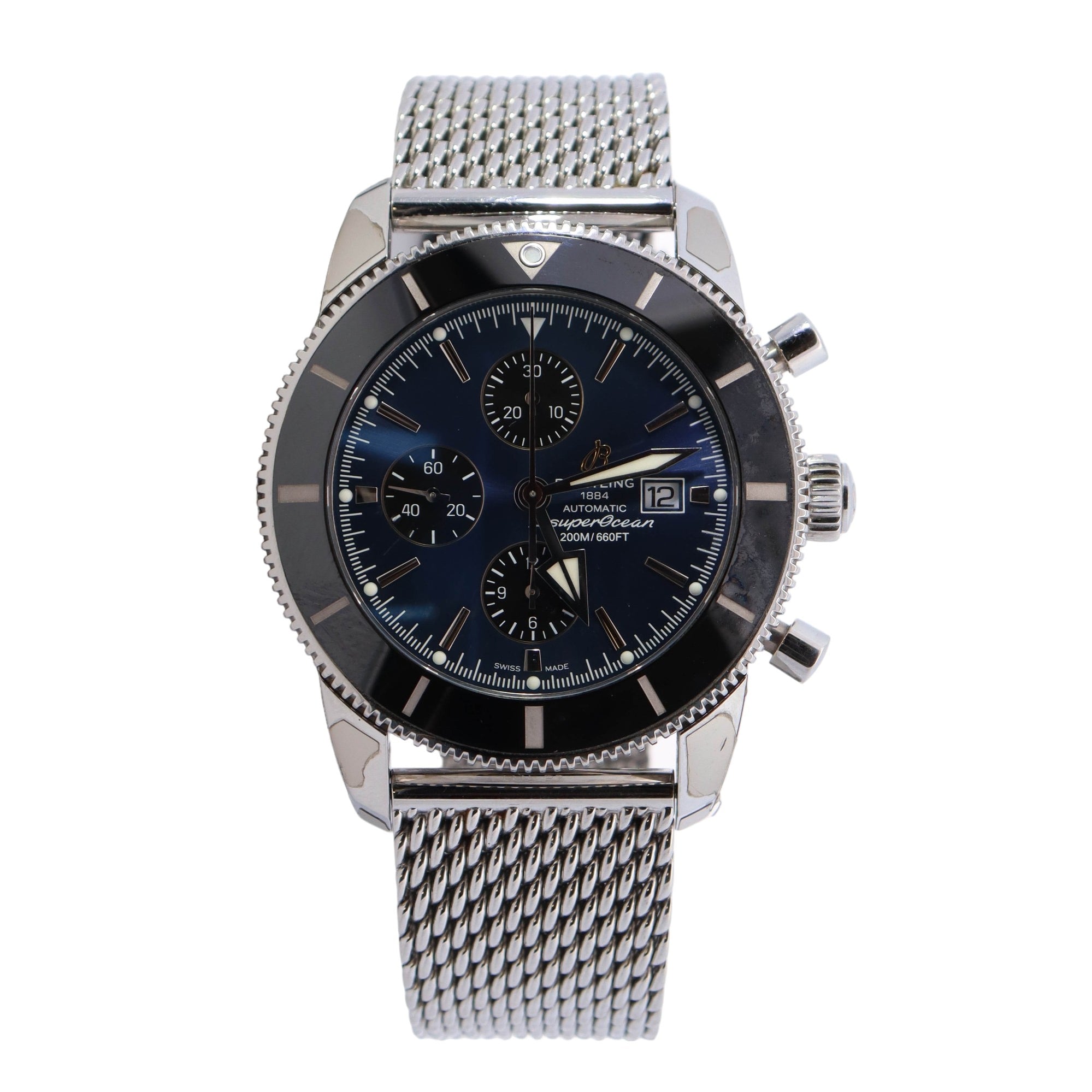 Breitling Superocean 46mm Blue Dial Watch Ref# A1331212-C968 - Happy Jewelers Fine Jewelry Lifetime Warranty