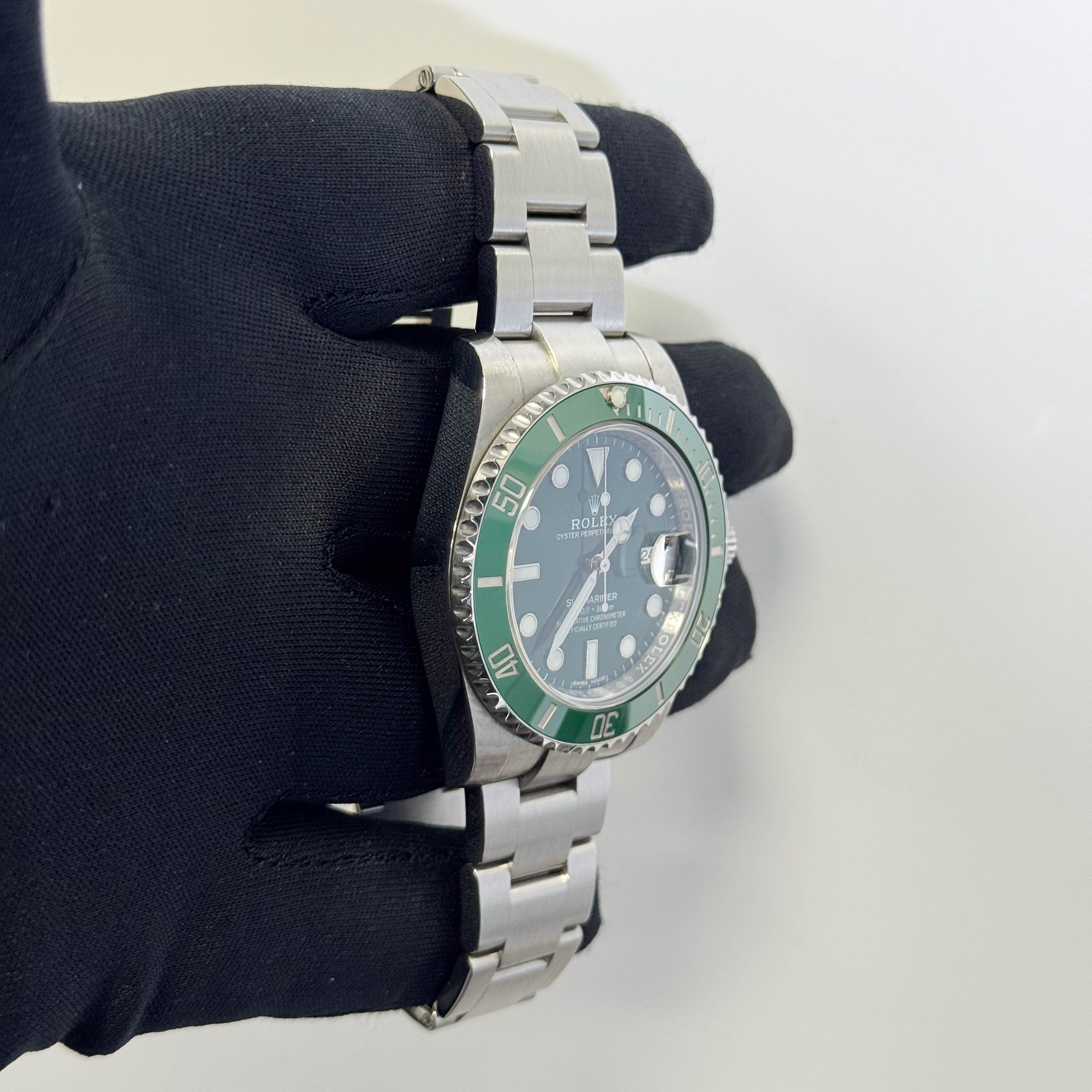 Rolex Submariner 40mm Green Dial Watch Ref# 116610LV - Happy Jewelers Fine Jewelry Lifetime Warranty