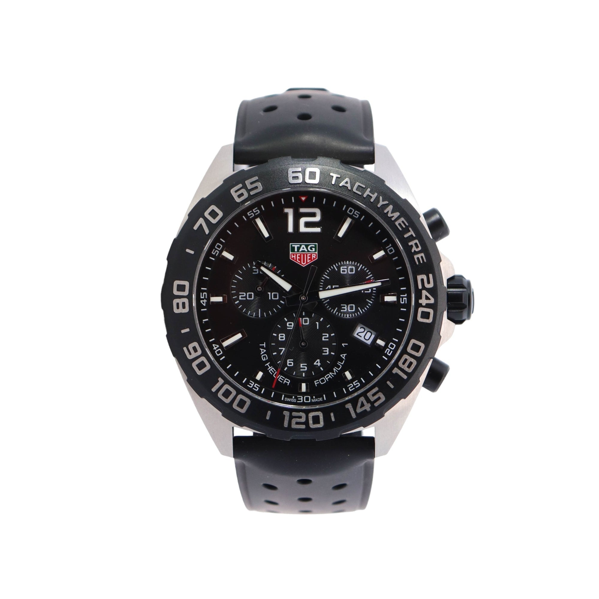 Tag Heuer Formula 1 43mm Black Dial Watch Ref# CAZ1010 - Happy Jewelers Fine Jewelry Lifetime Warranty