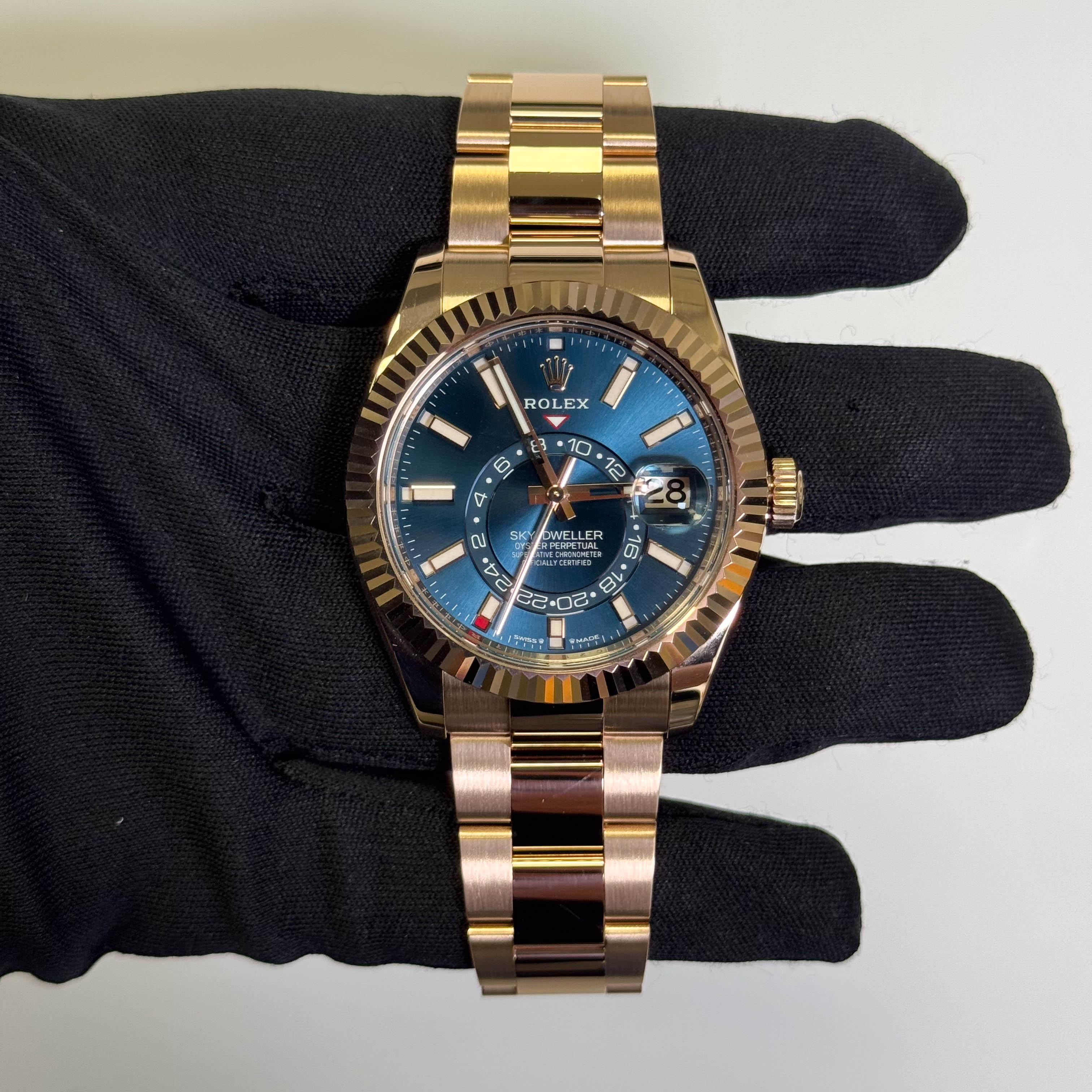 Rolex Sky-Dweller 42mm Blue Dial Watch Ref# 336935