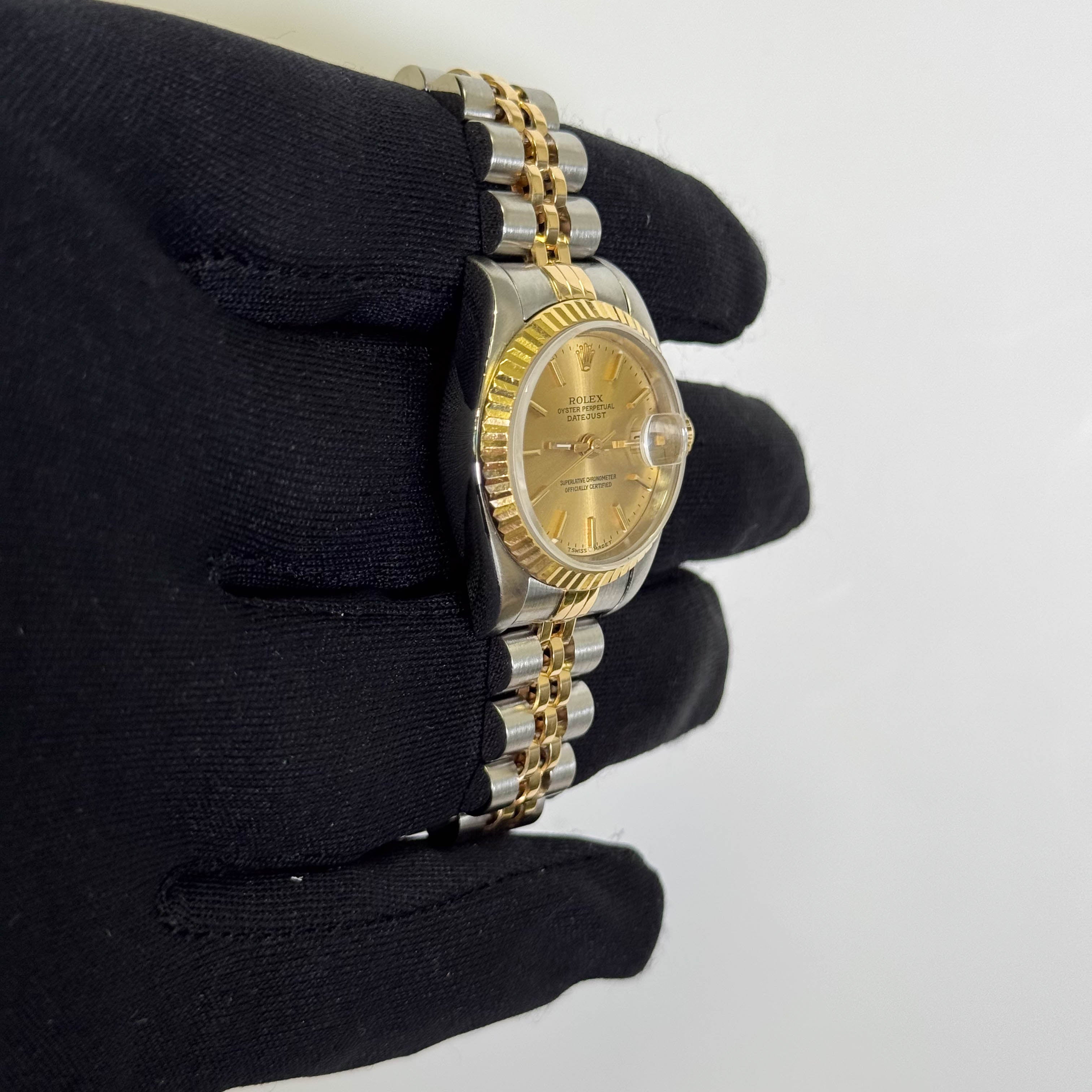 Rolex Datejust 26mm Champagne Dial Watch Ref# 69173