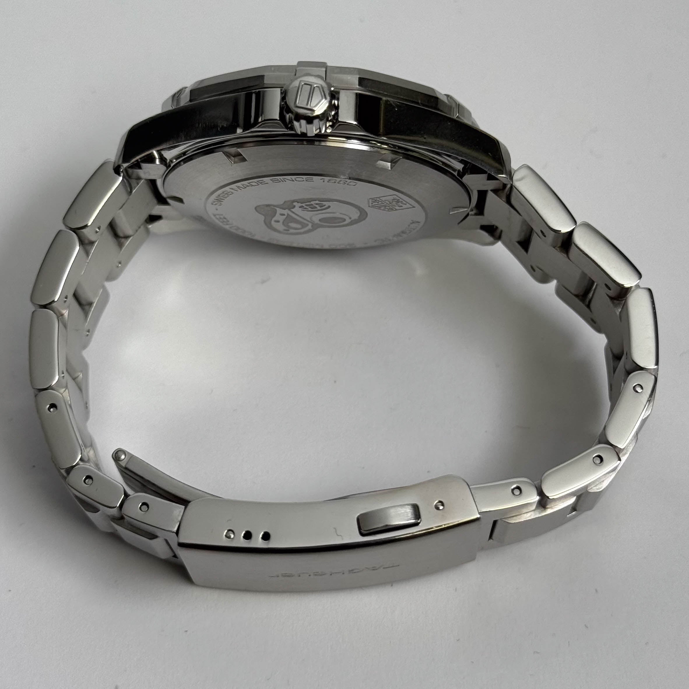 Tag Heuer Aquaracer 41mm Grey Dial Watch Ref# WAY2113.BA0928 - Happy Jewelers Fine Jewelry Lifetime Warranty