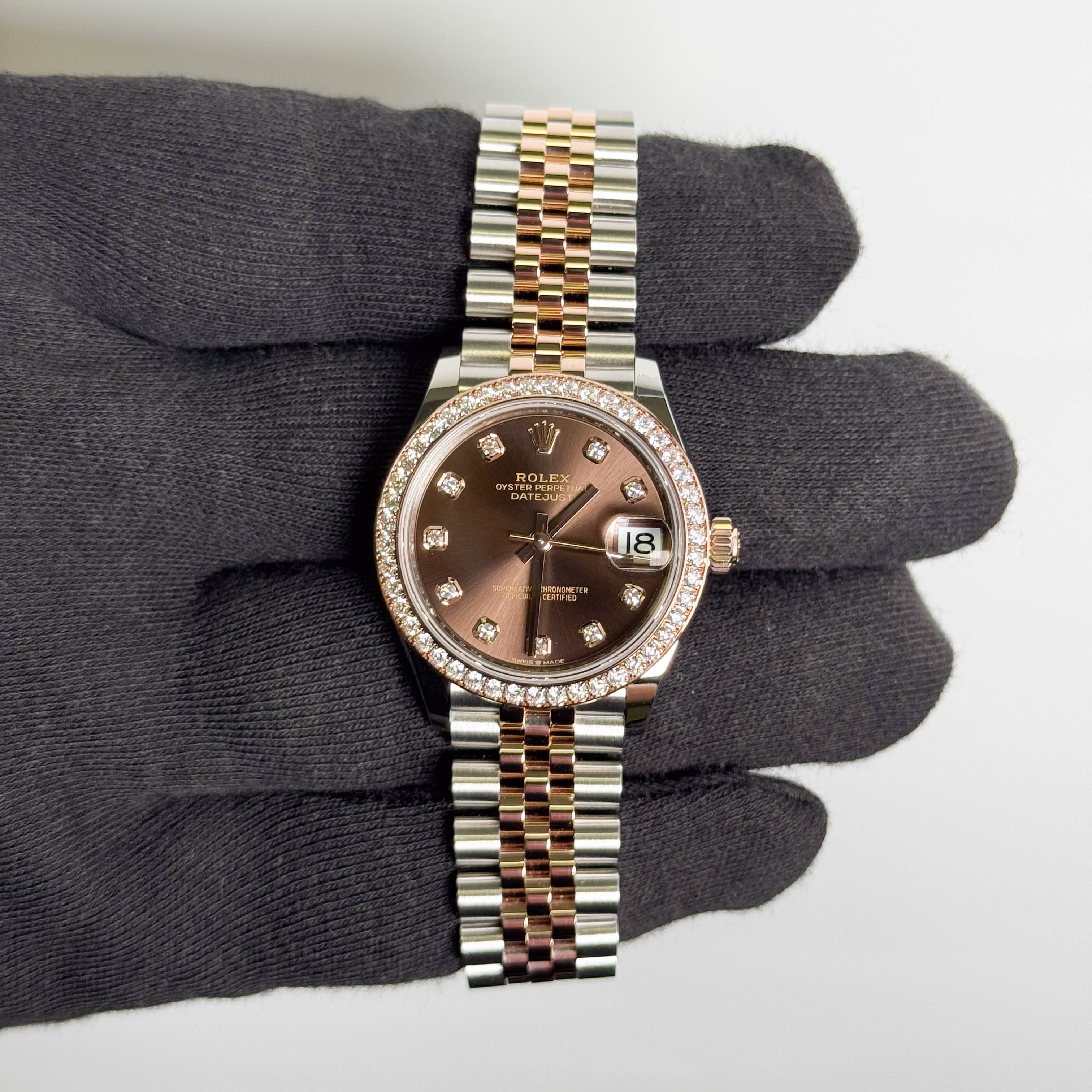 Rolex Datejust 31mm Brown Dial Watch Ref# 278381RBR - Happy Jewelers Fine Jewelry Lifetime Warranty