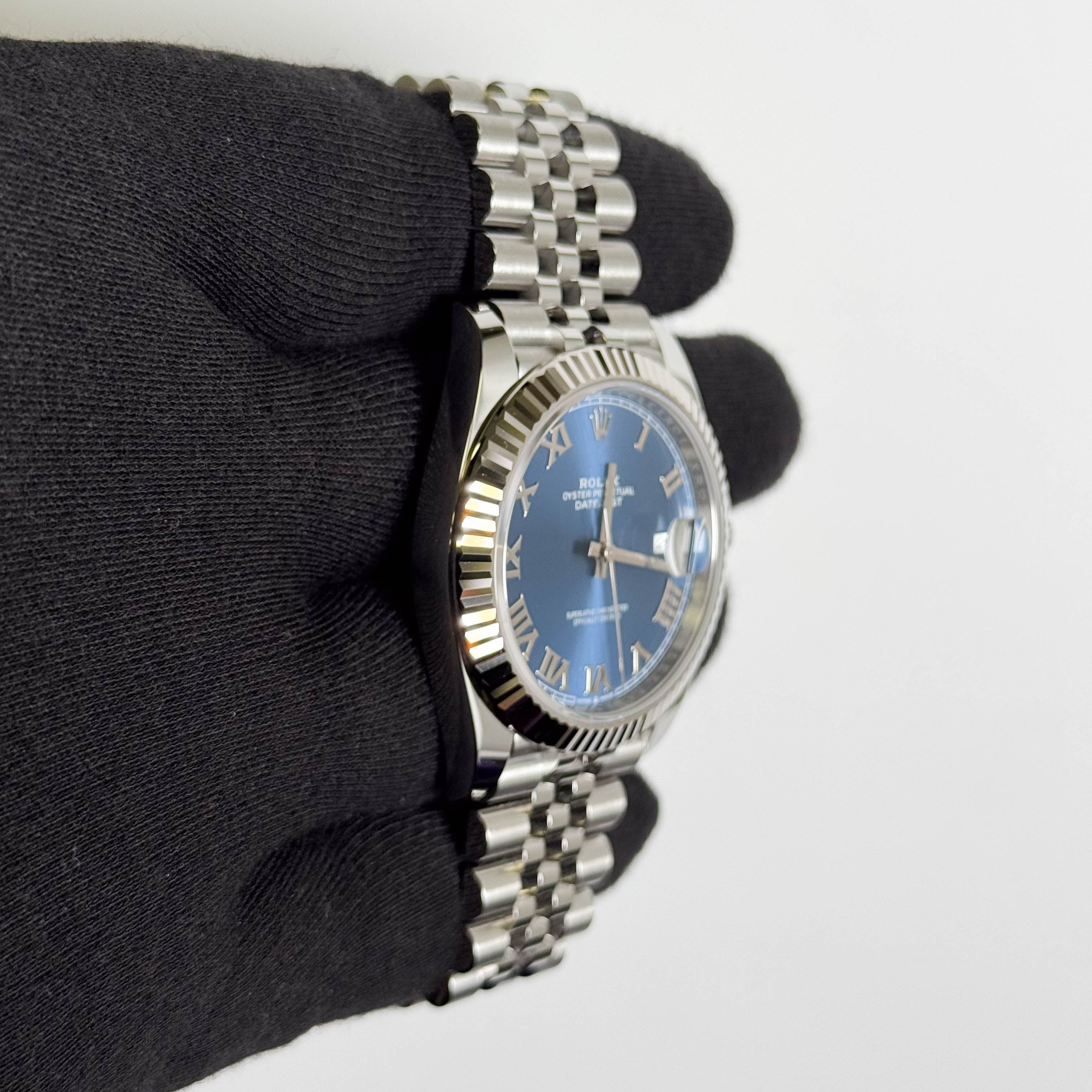 Rolex Datejust 41mm Blue Dial Watch Ref# 126334 - Happy Jewelers Fine Jewelry Lifetime Warranty