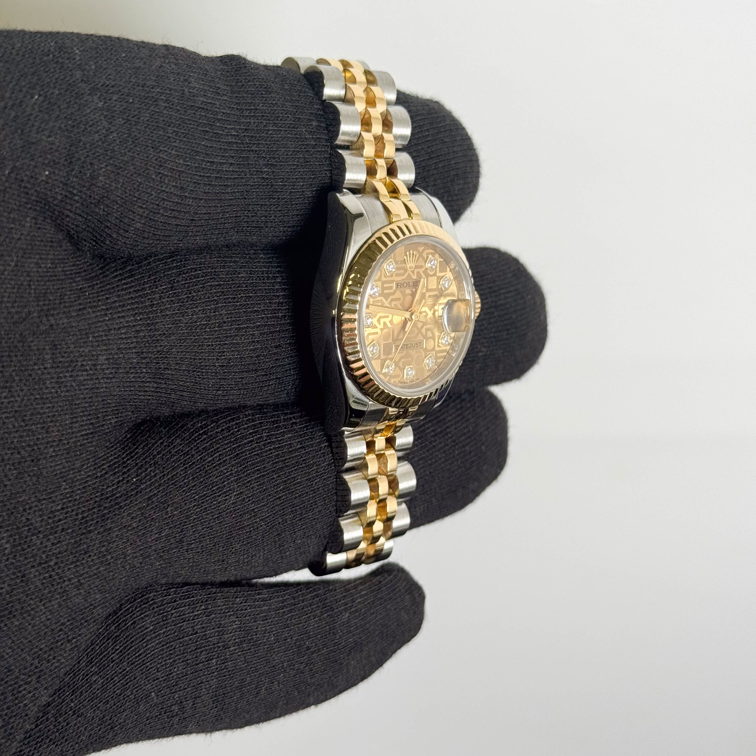 Rolex Datejust 26mm Champagne Dial Watch Ref# 179173