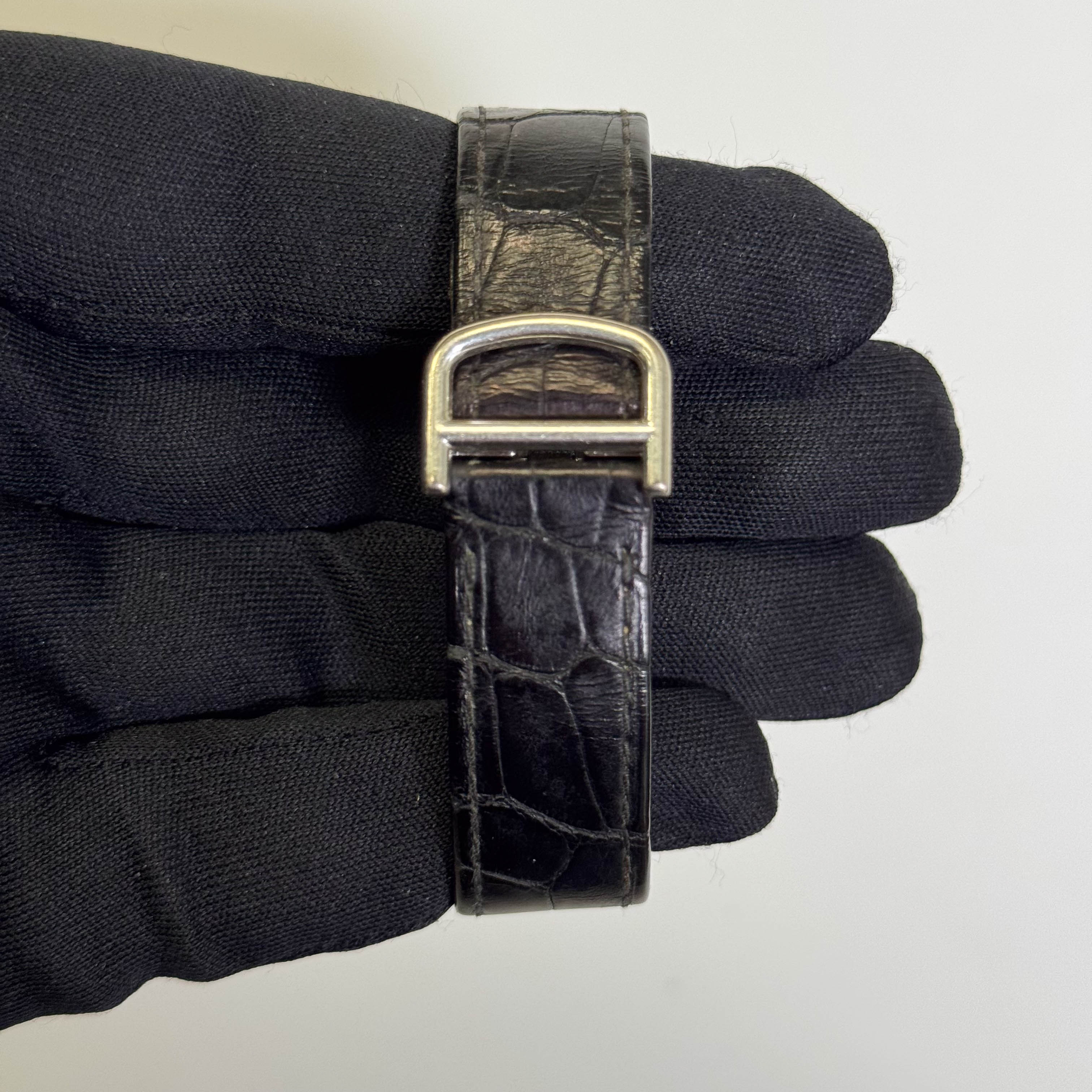 Cartier Ronde Louis 28mm 18K White Gold Cream Roman Dial Watch Ref# WR000251