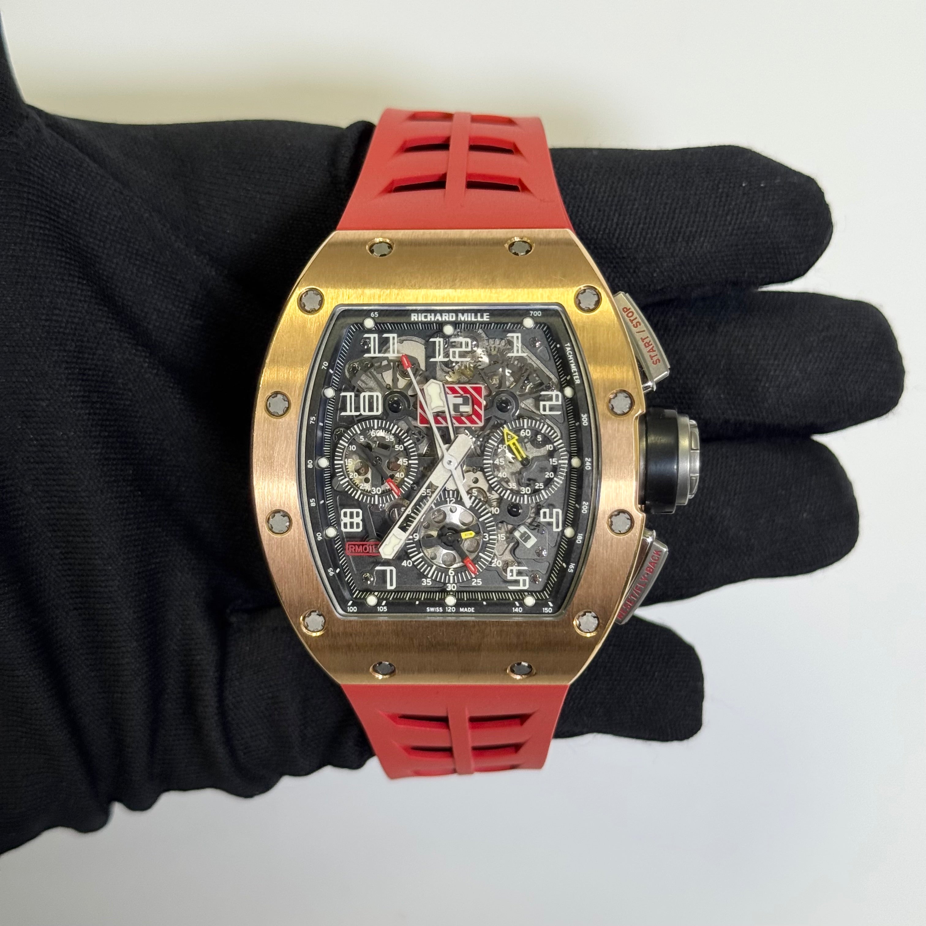 Richard Mille RM011 42mm Openwork Dial Watch Ref# RM011