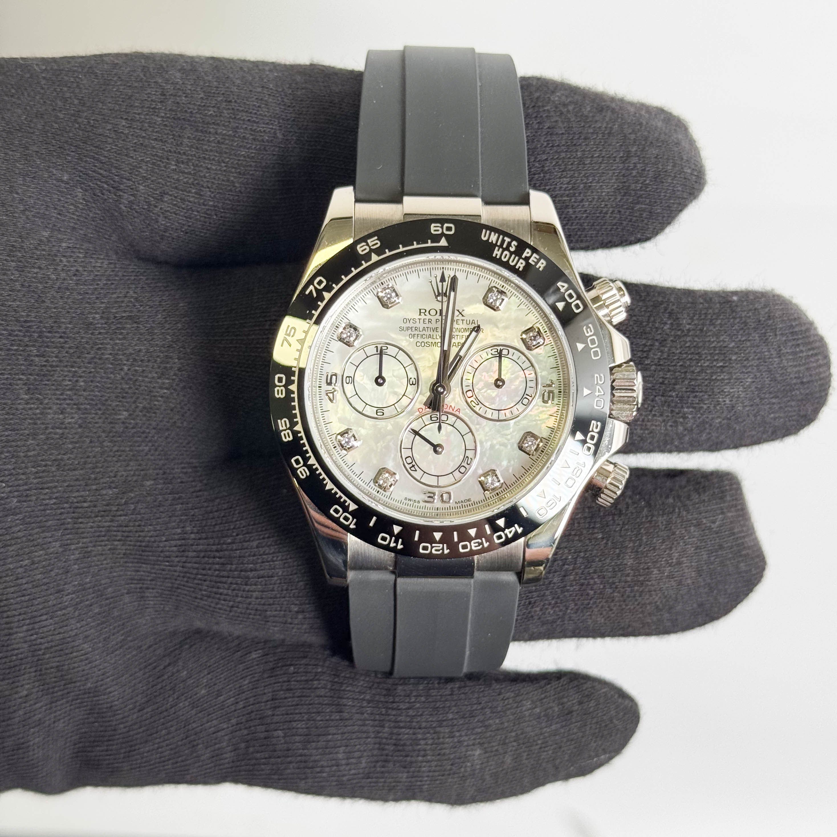 Rolex Daytona 40mm MOP Dial Watch Ref# 116519LN - Happy Jewelers Fine Jewelry Lifetime Warranty