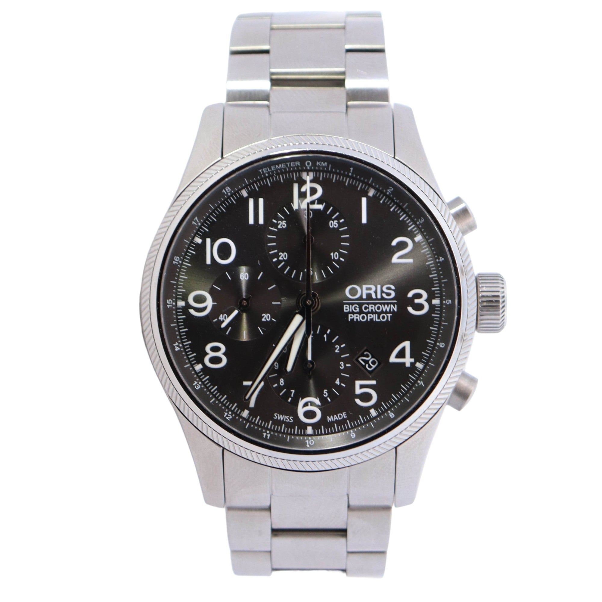 Oris Big Crown 43mm Grey Dial Watch Ref# 01 774 7699 4063 - Happy Jewelers Fine Jewelry Lifetime Warranty