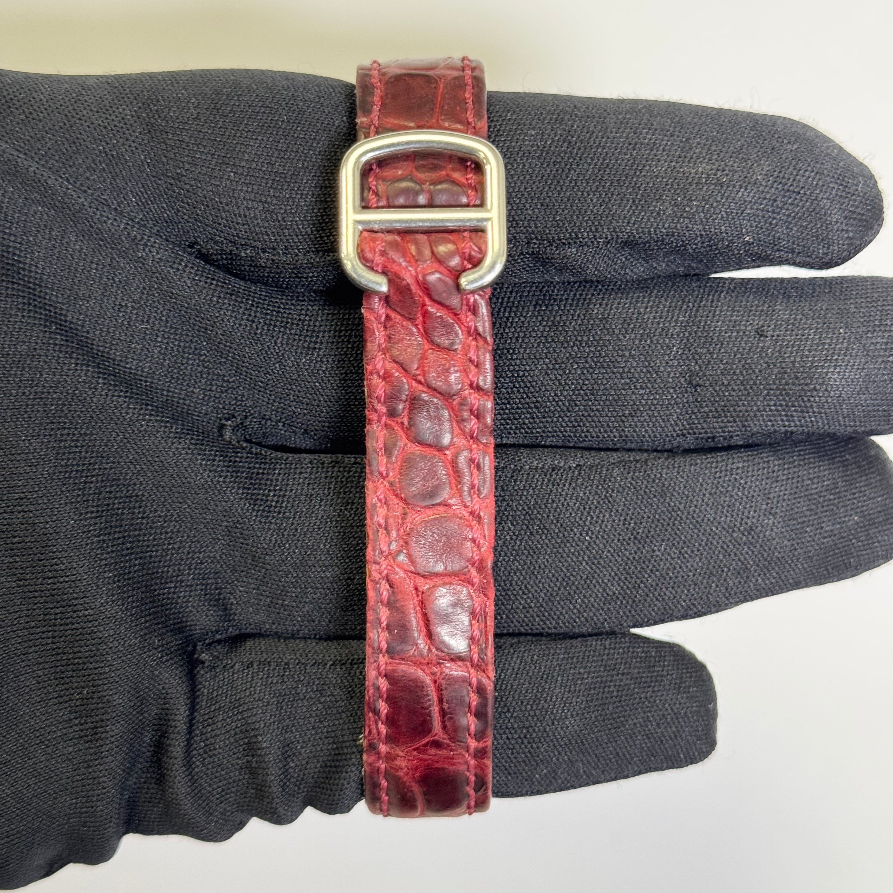 Cartier Cle De 31mm Silver Dial Watch Ref# WSCL0016