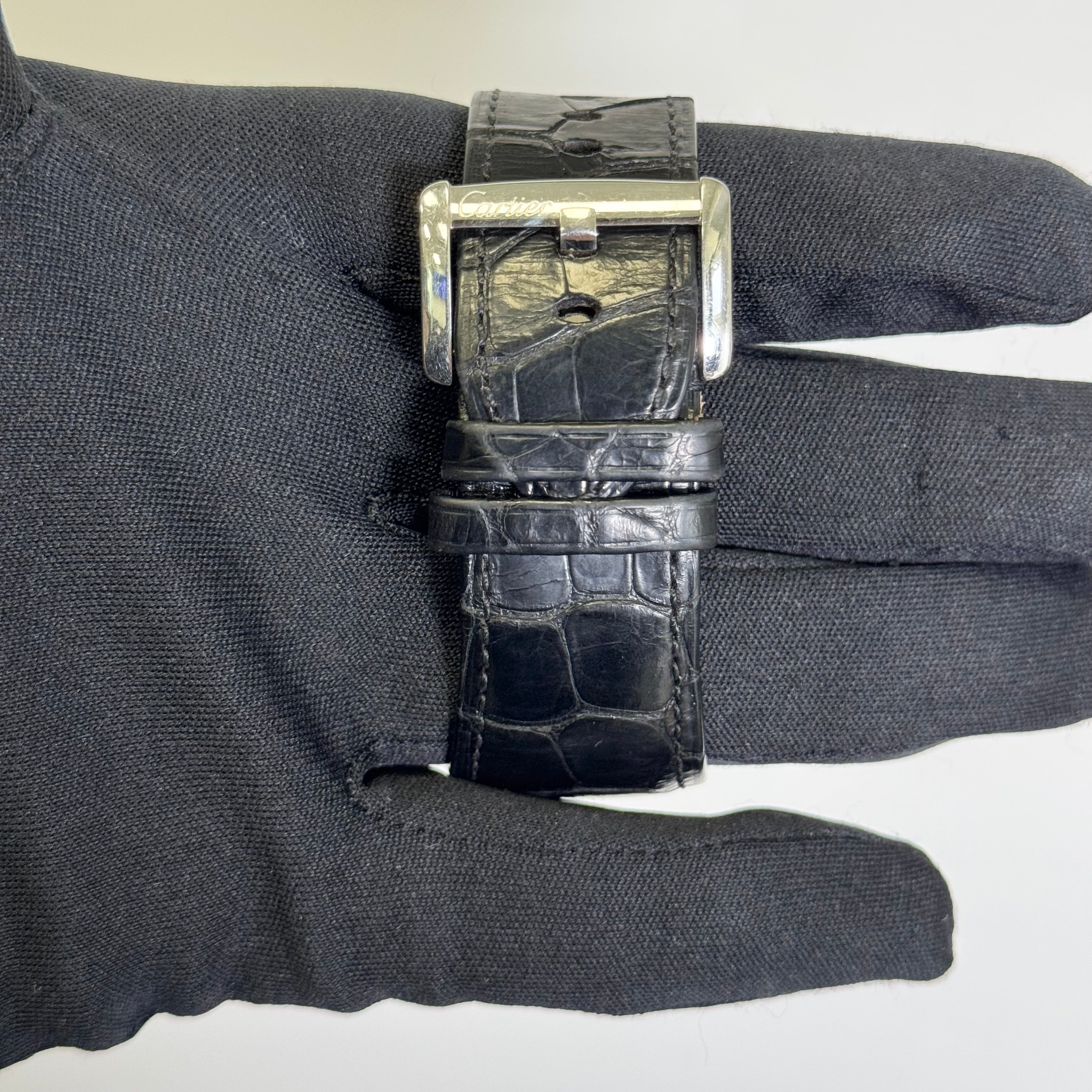 Cartier Tank Divan 33mm White Dial Watch Ref# W6300655