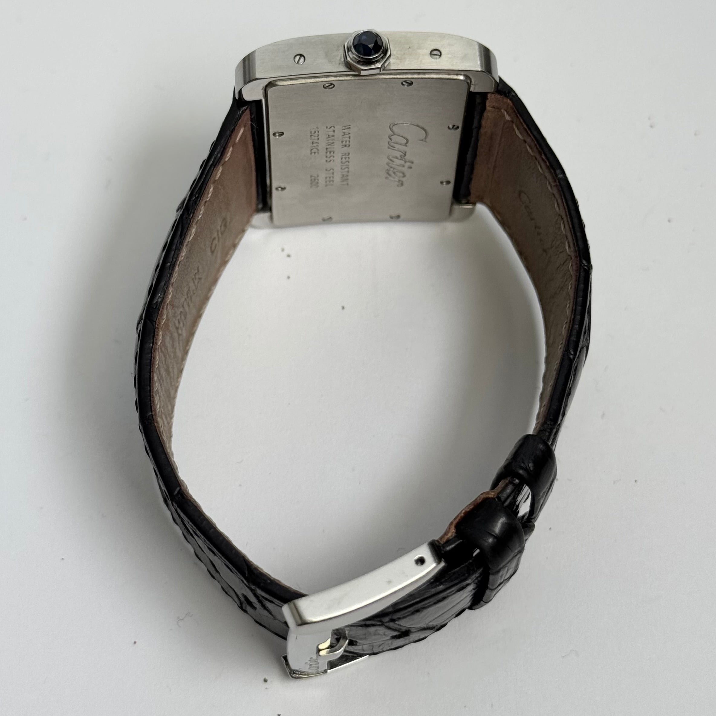 Cartier Tank Divan 33mm White Dial Watch Ref# W6300655